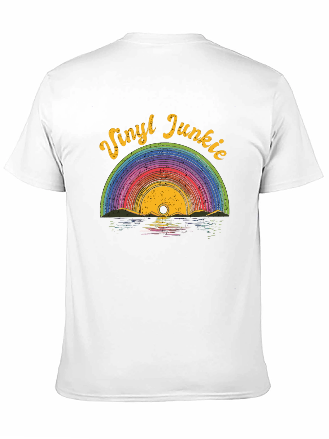 Vinyl Junkie Retro Graphic T-Shirt