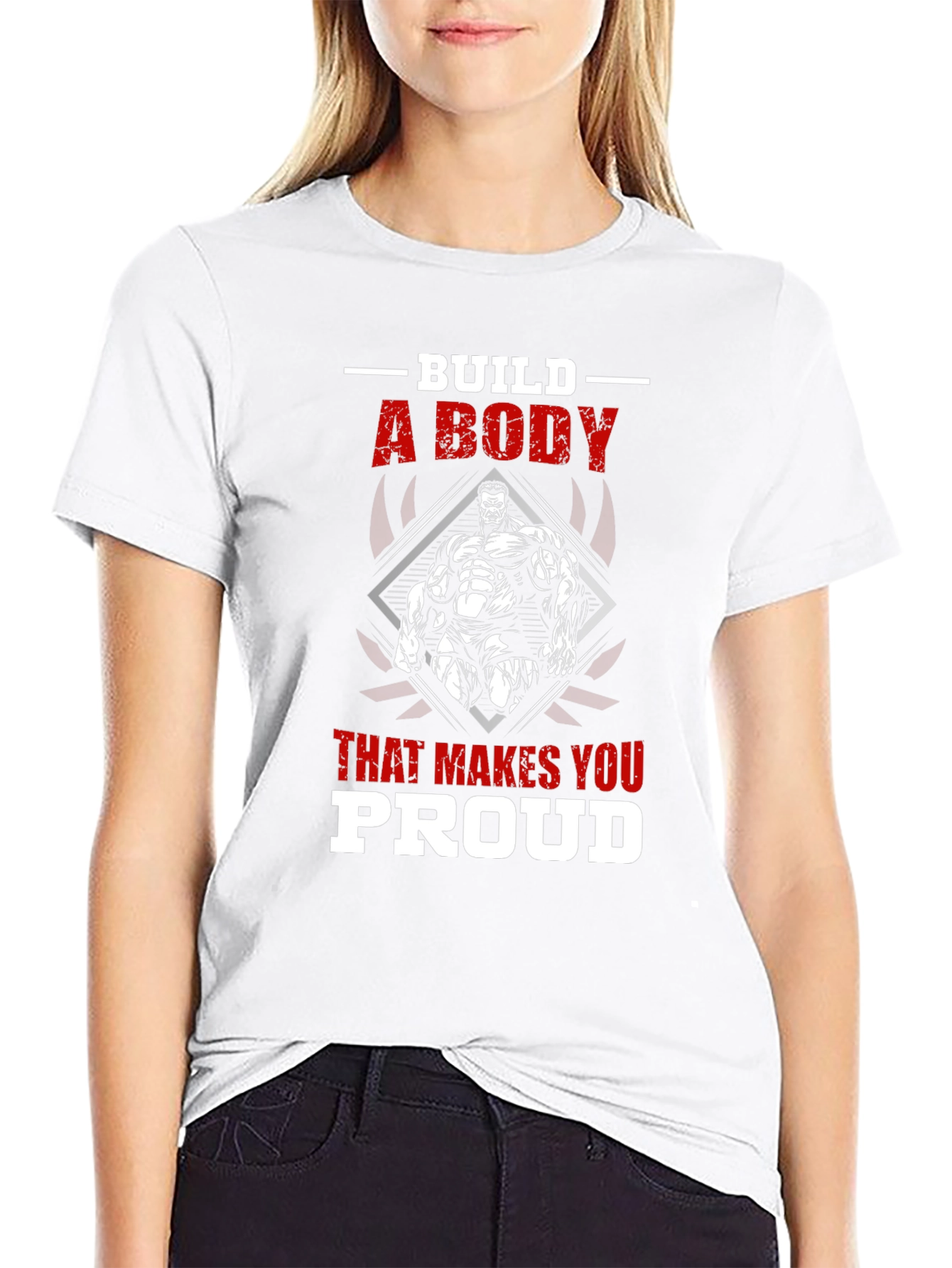 Build a Body T-Shirt - Gym & Fitness Motivation
