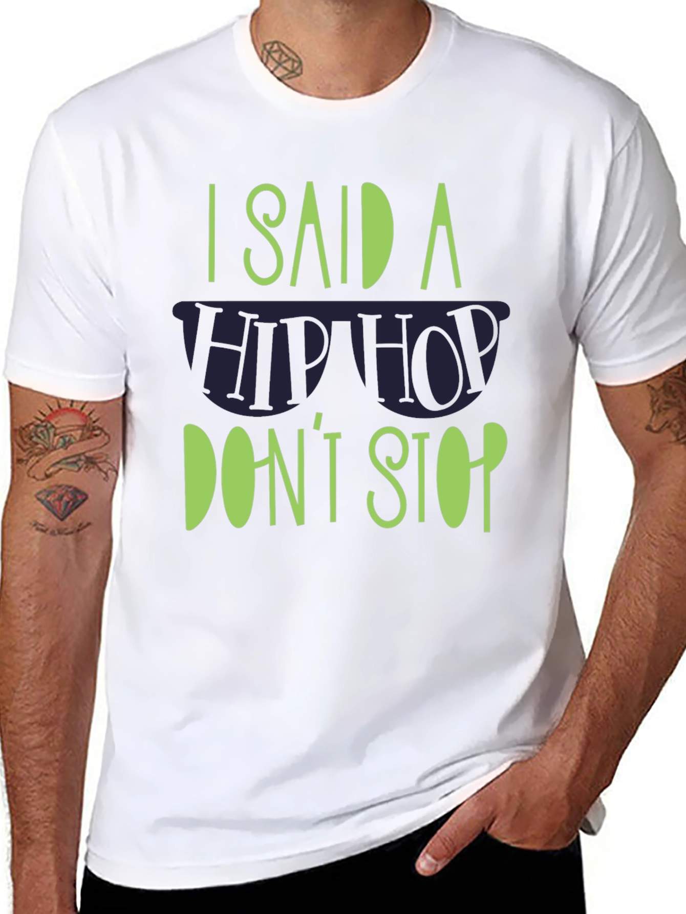 Hip Hop Dont Stop Graphic T-Shirt