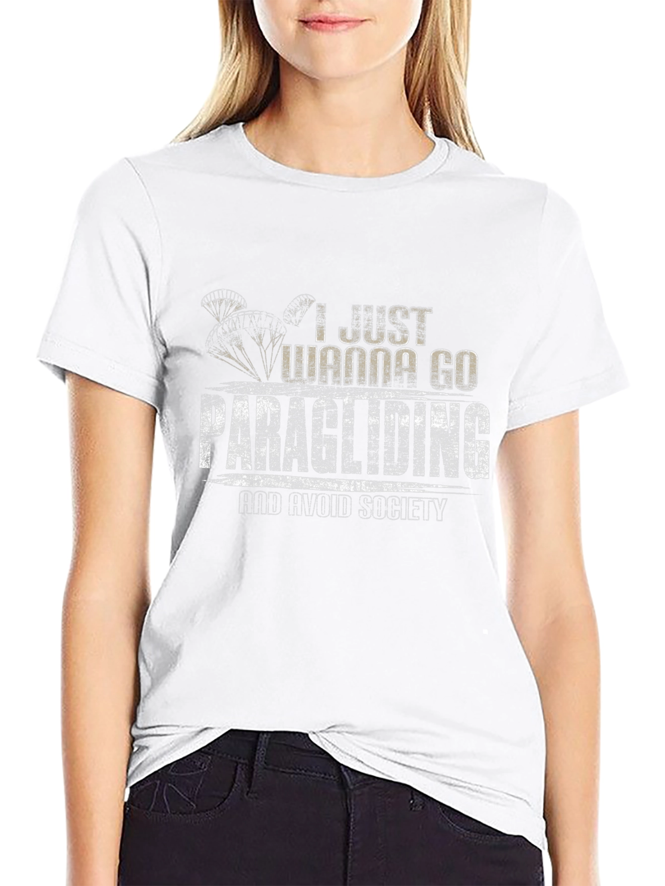 Paragliding T-Shirt: I Just Wanna Go