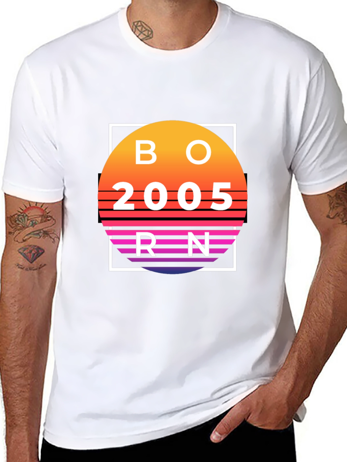 Born in 2005 Sunset T-Shirt