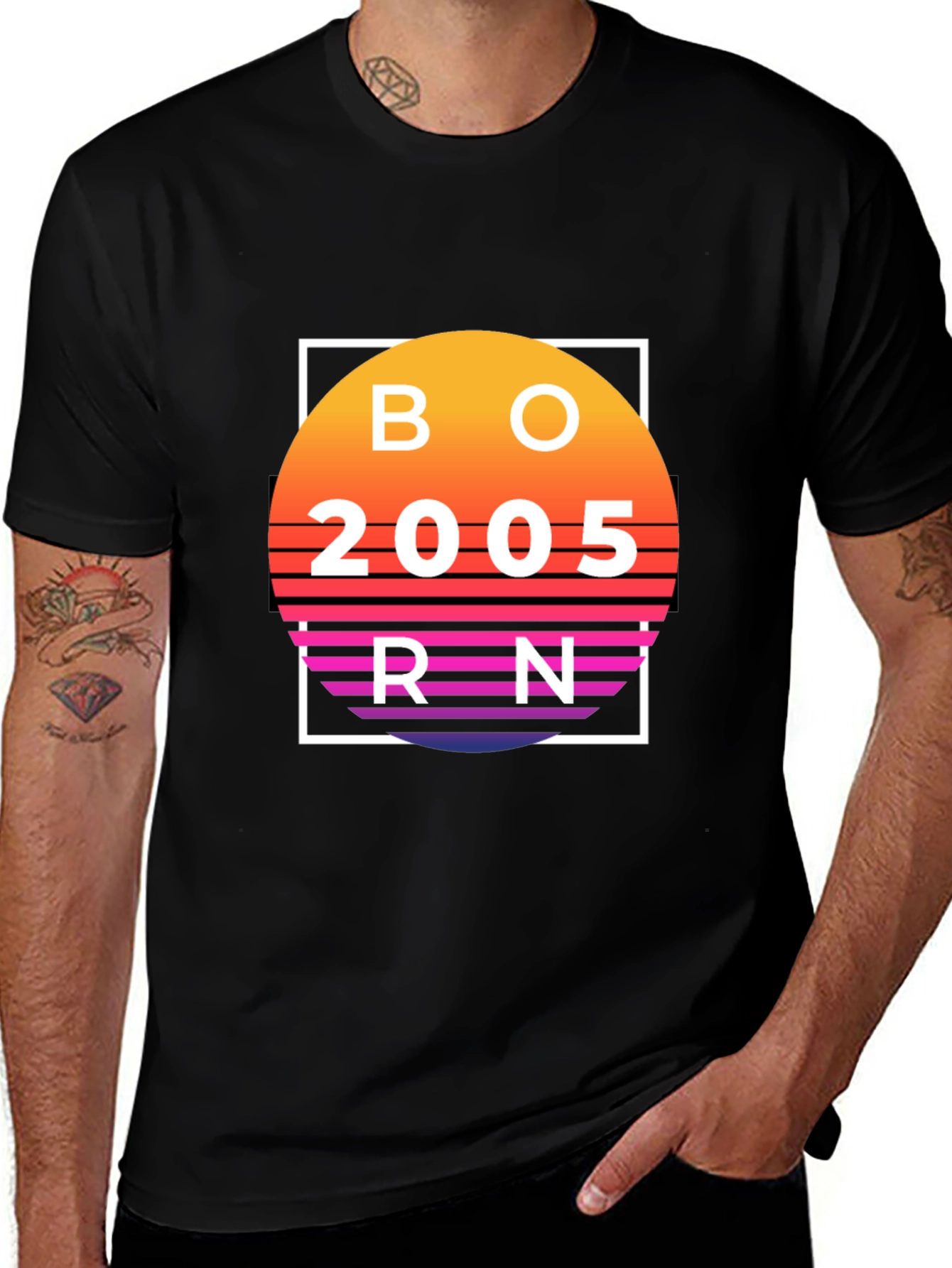 Born in 2005 Sunset T-Shirt