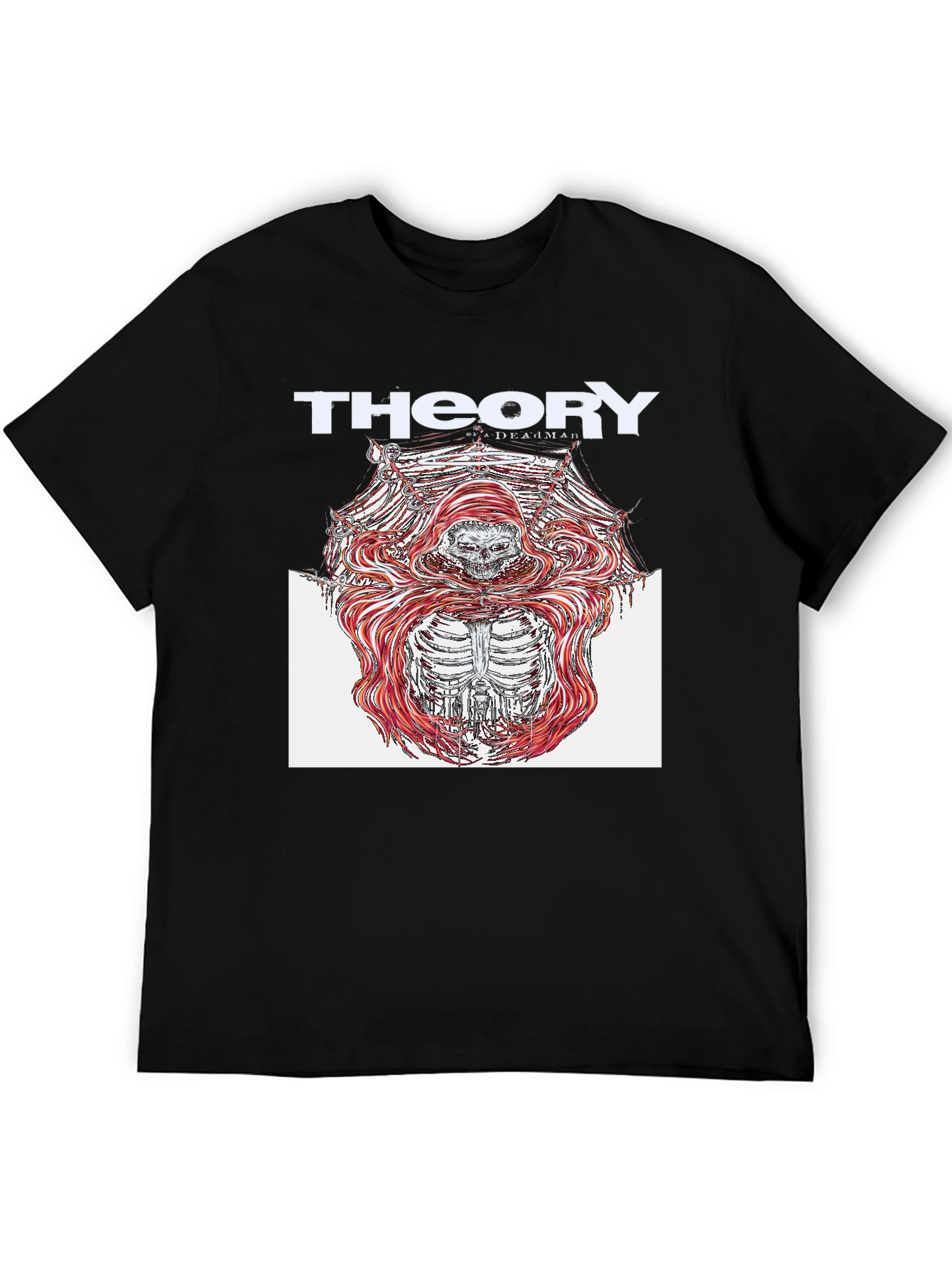 Theory of a Deadman Skeleton Graphic Black T-Shirt