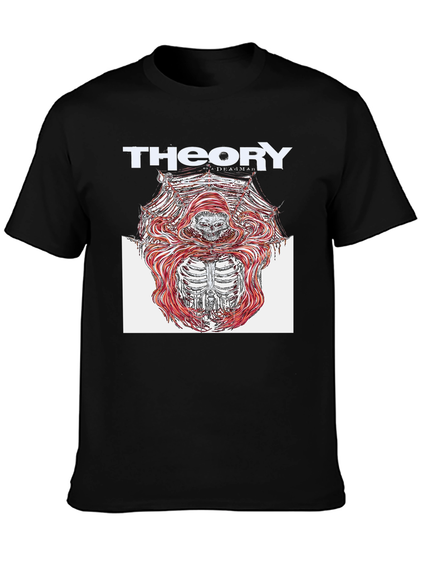 Theory of a Deadman Skeleton Graphic Black T-Shirt