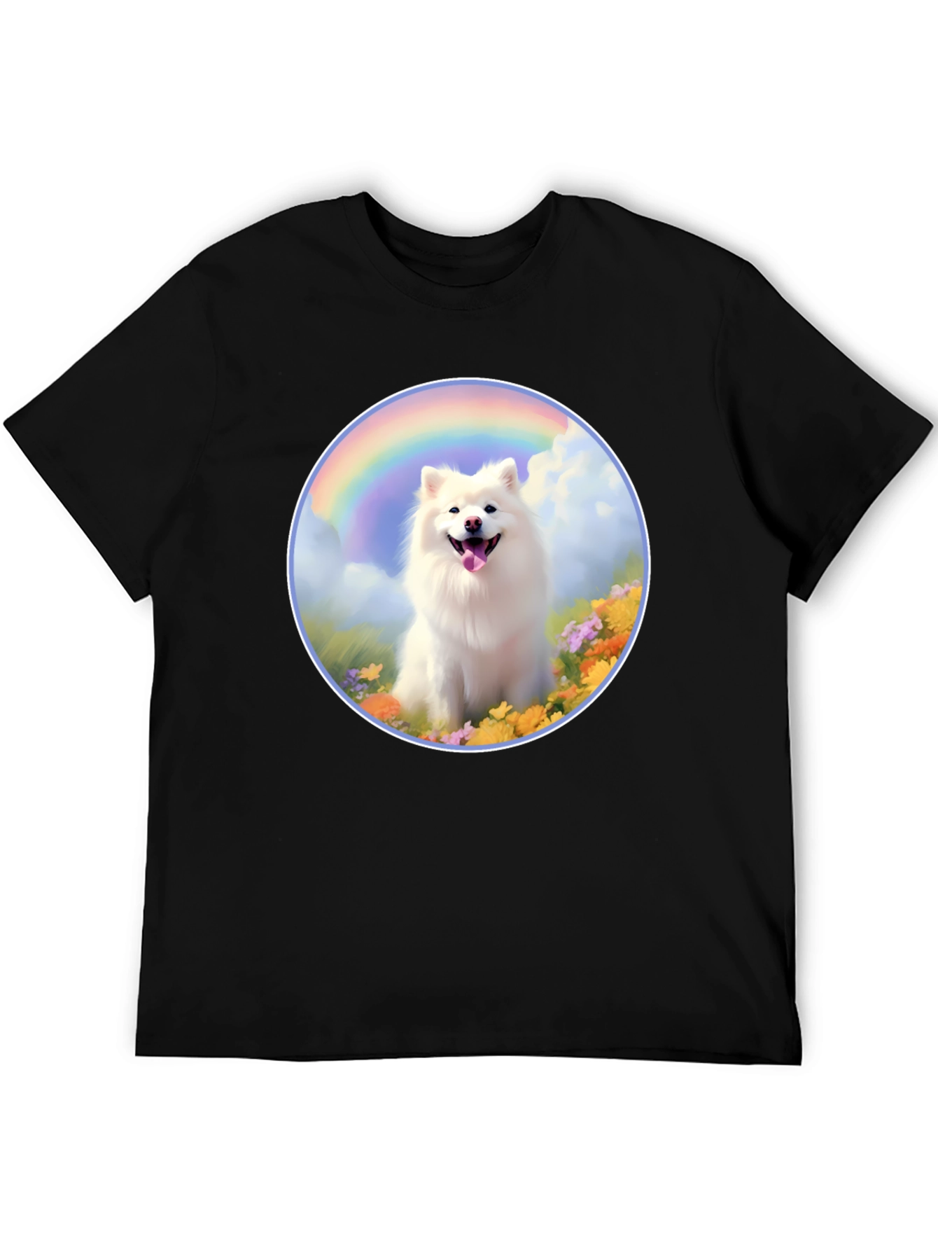 Dog Rainbow Graphic Tee