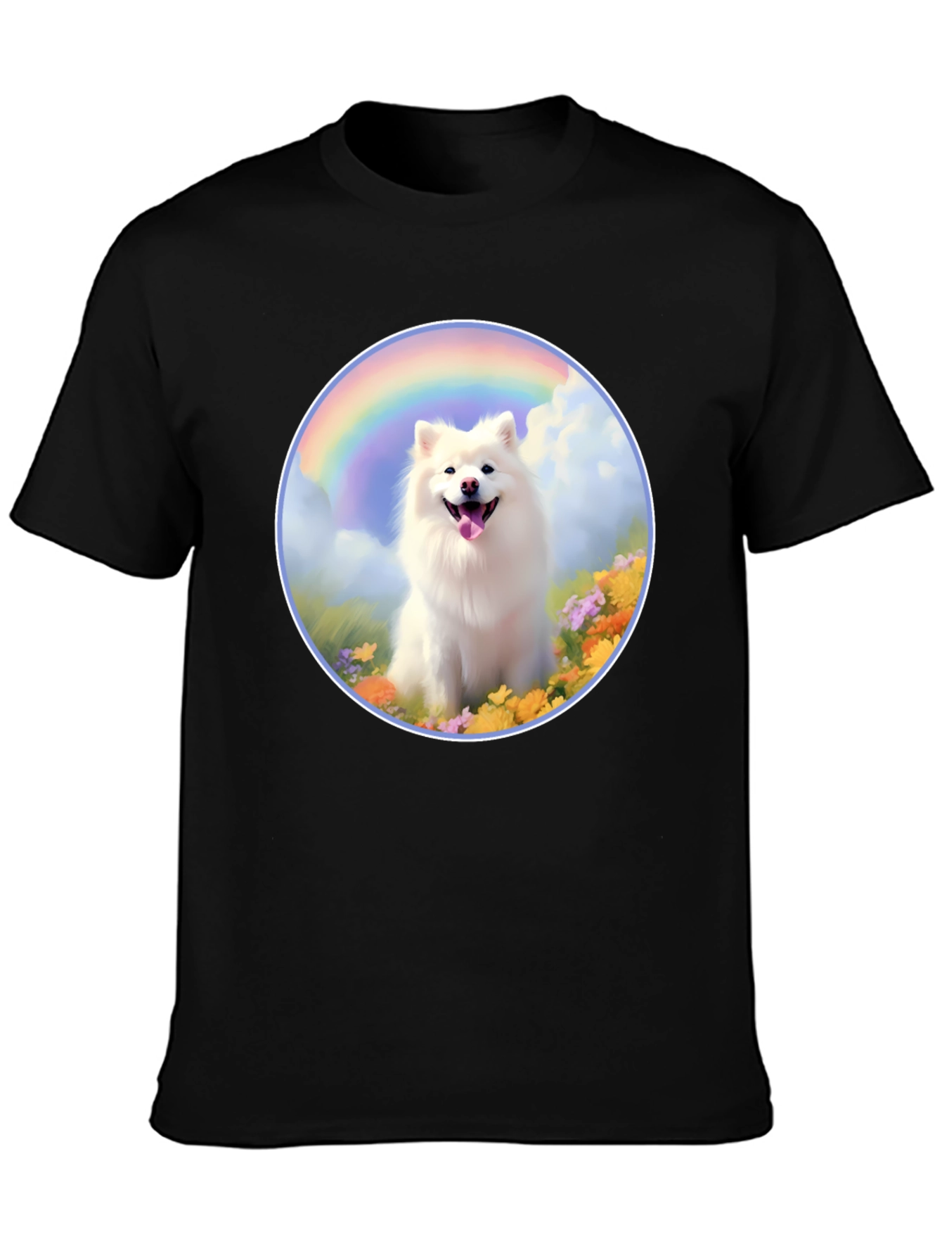 Dog Rainbow Graphic Tee