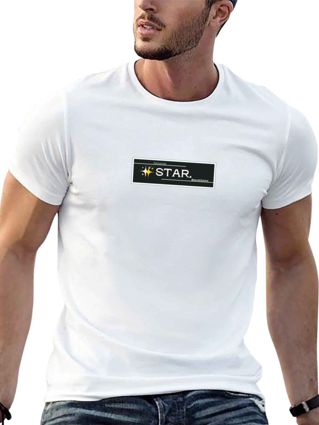 Exclusive STAR Logo Black T-Shirt