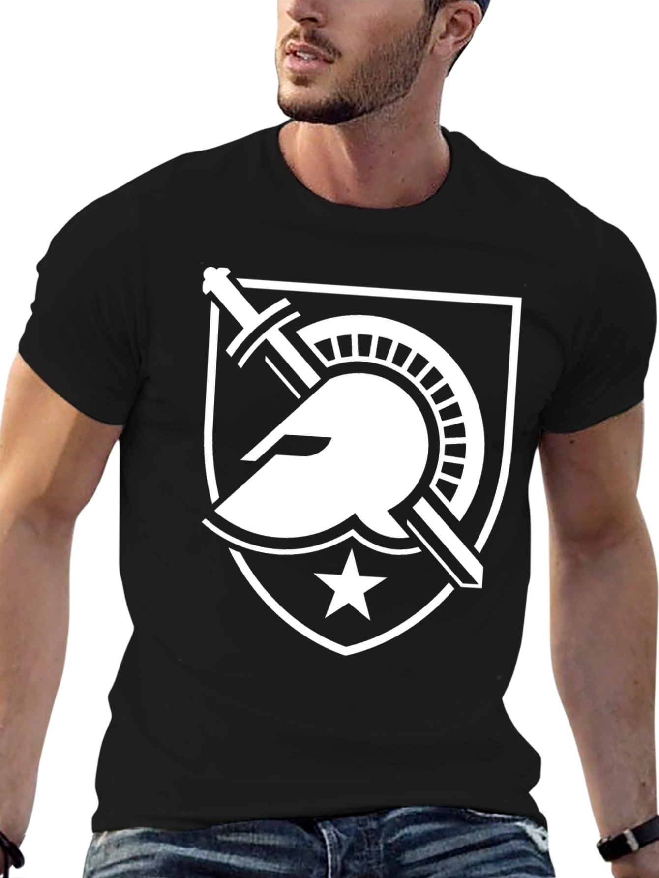 Spartan Shield T-Shirt - Warrior Graphic Tee