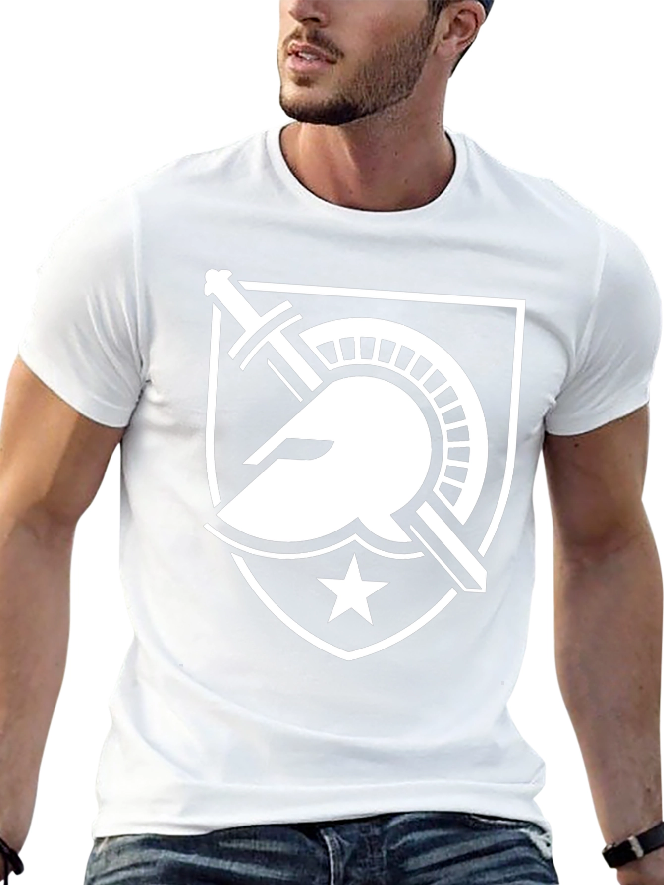 Spartan Shield T-Shirt - Warrior Graphic Tee