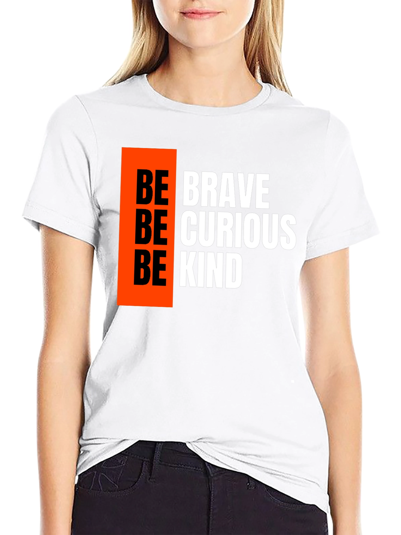 Be Brave Be Curious Be Kind Graphic Tee