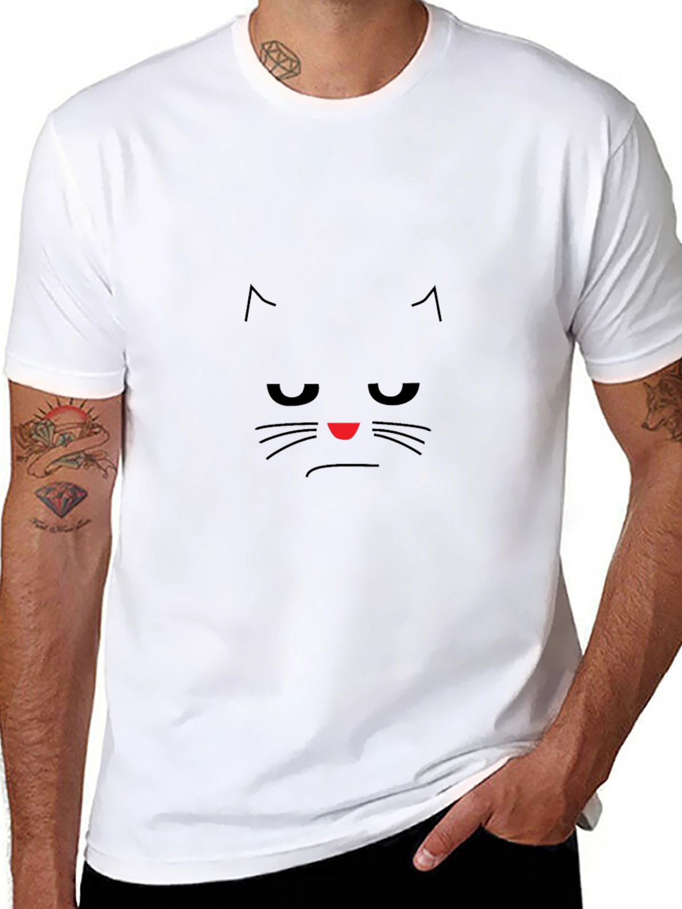 Grumpy Cat T-Shirt - Black Cotton Tee