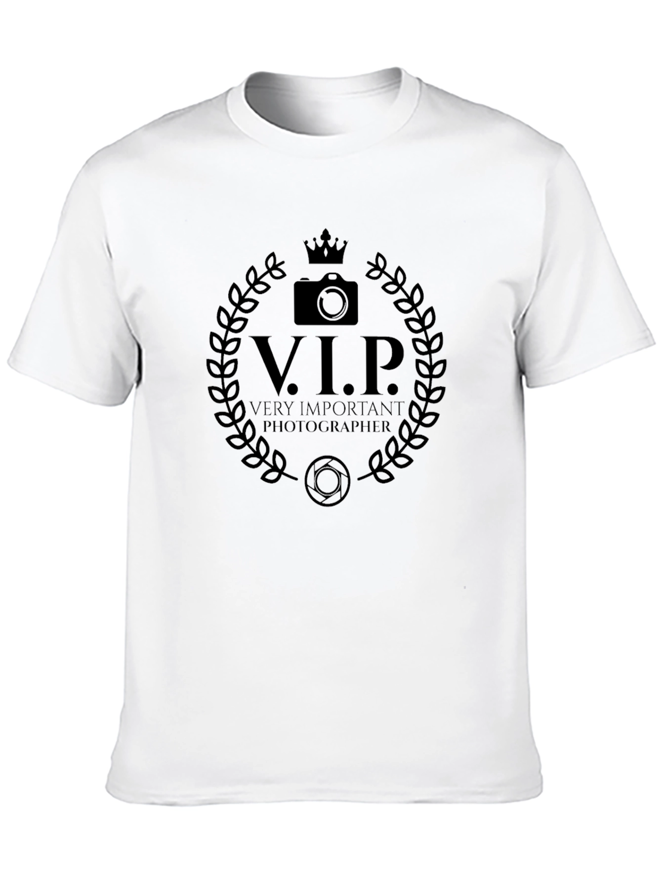 VIP Photographer Black T-Shirt