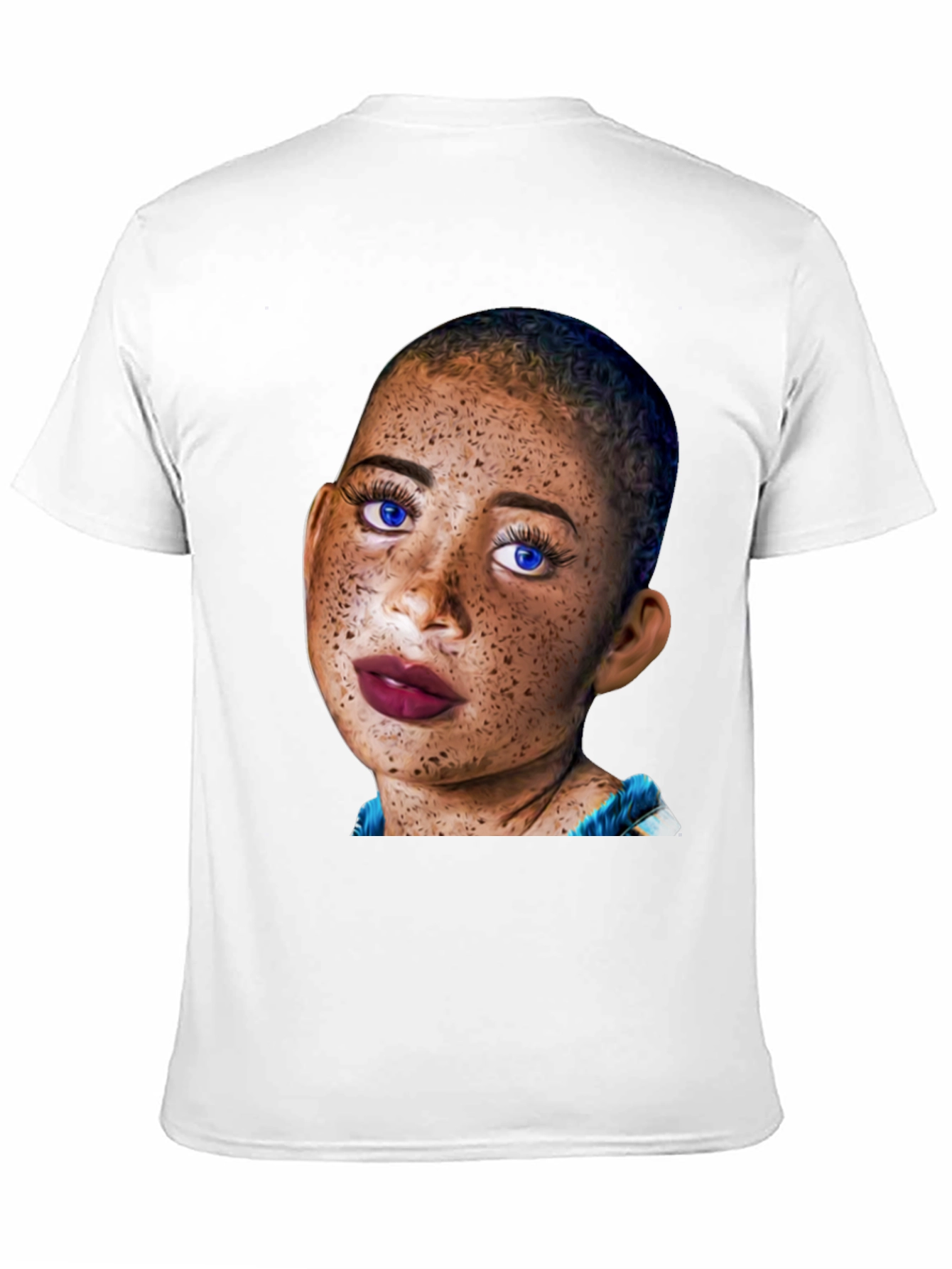 Unique Portrait Tee - Stylish & Eye-Catching