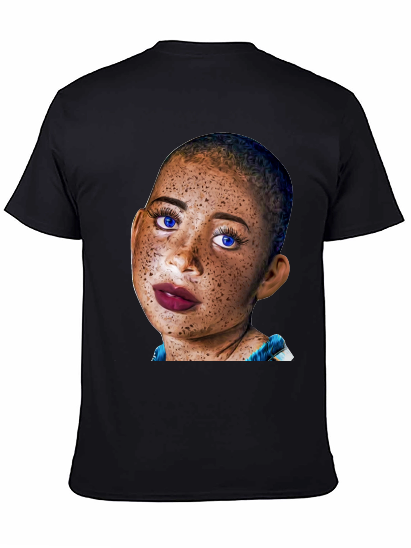 Unique Portrait Tee - Stylish & Eye-Catching