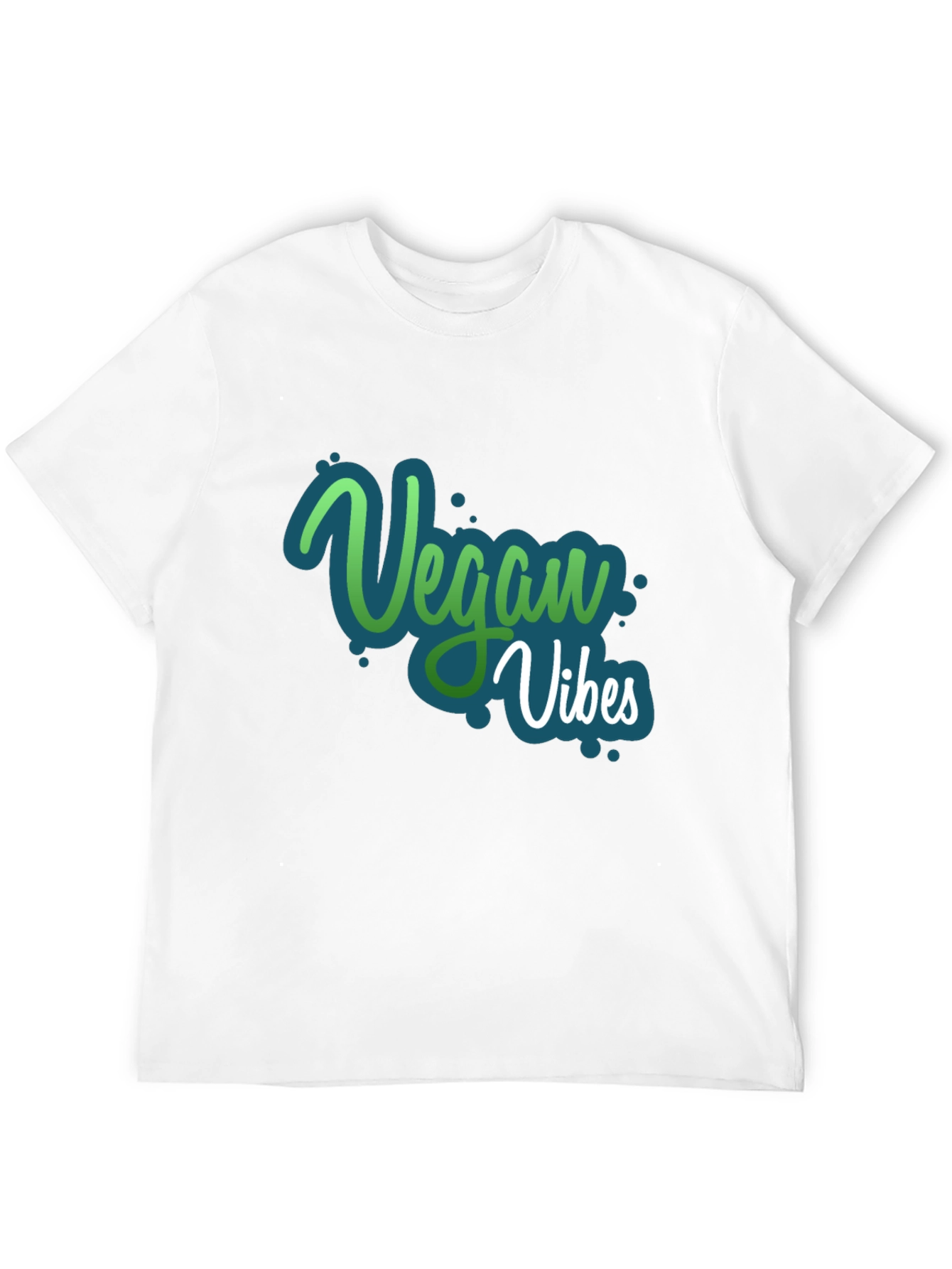 Vegan Vibes Black T-Shirt - Stylish and Comfortable