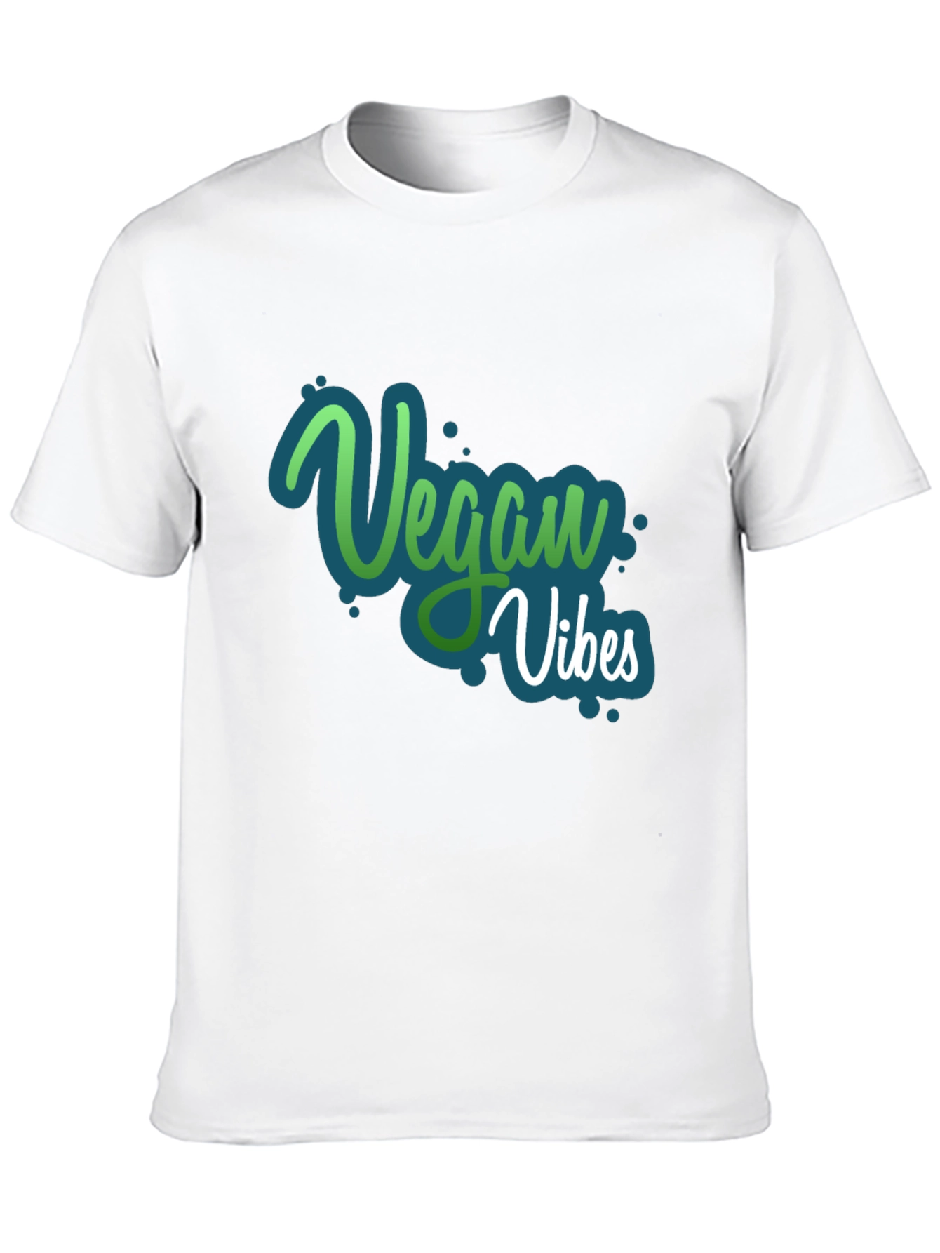 Vegan Vibes Black T-Shirt - Stylish and Comfortable