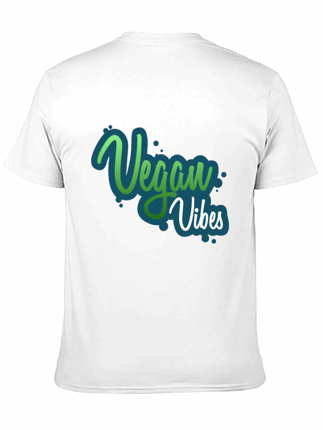 Vegan Vibes Black T-Shirt - Stylish and Comfortable