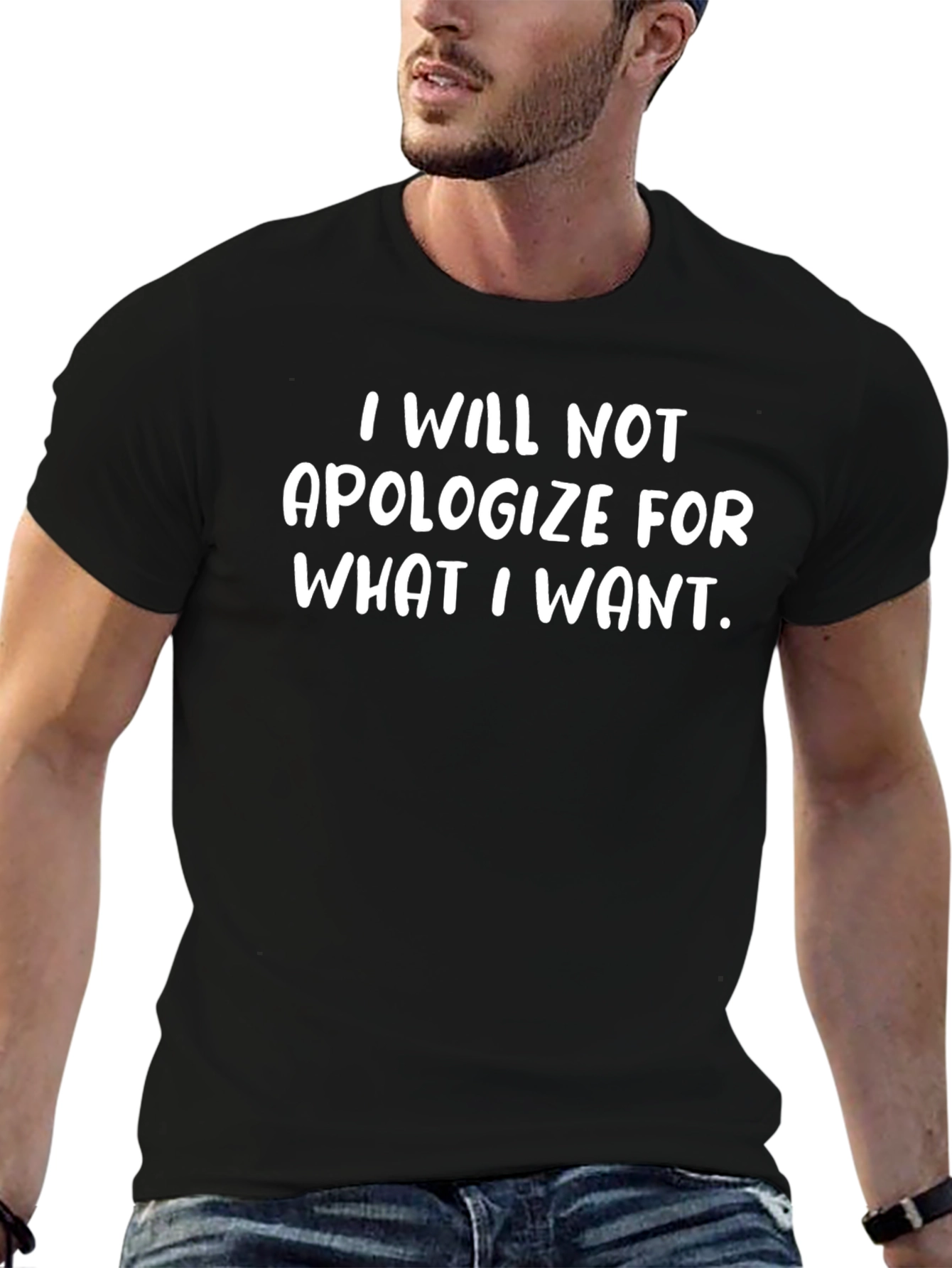 I Will Not Apologize Black T-Shirt