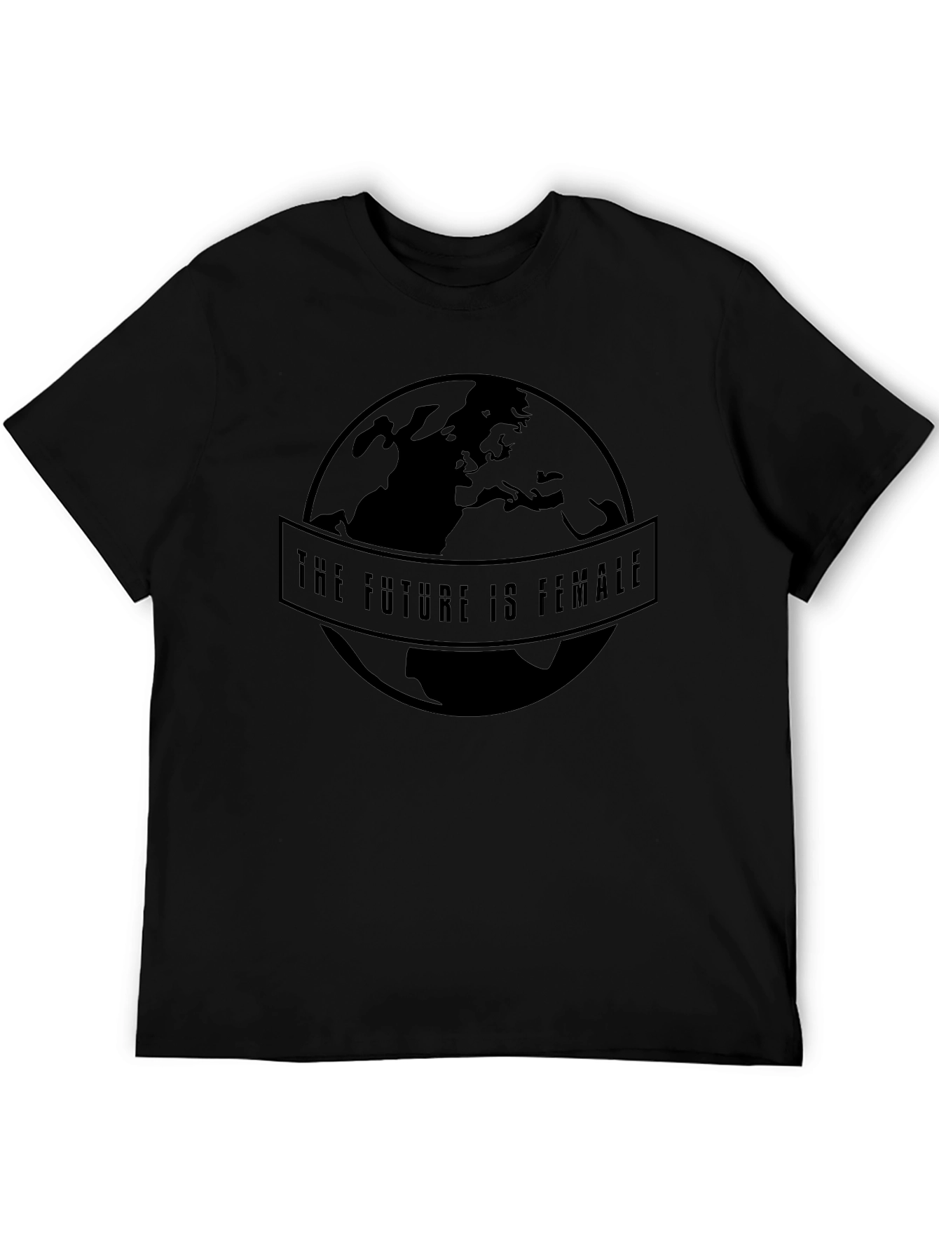 The Future is Female Black Graphic T-Shirt