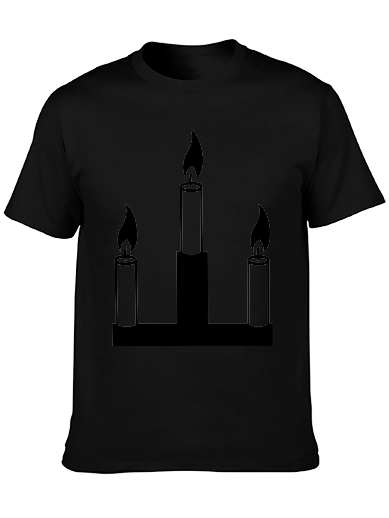 Candleabra Graphic Tee - Black