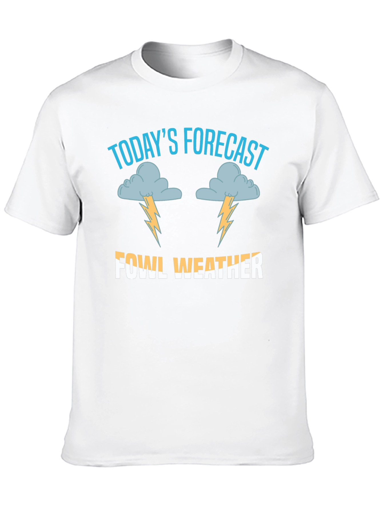 Fowl Weather T-Shirt - Funny Weather Forecast Tee