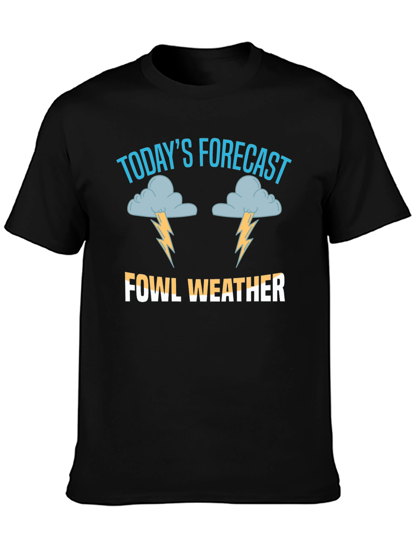 Fowl Weather T-Shirt - Funny Weather Forecast Tee
