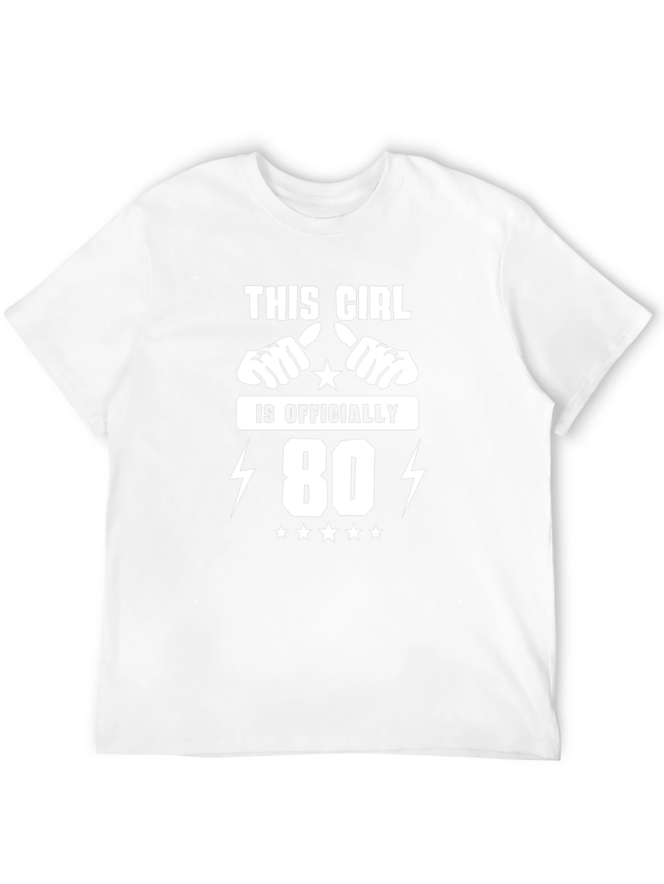 This Girl is Officially 80 Black T-Shirt