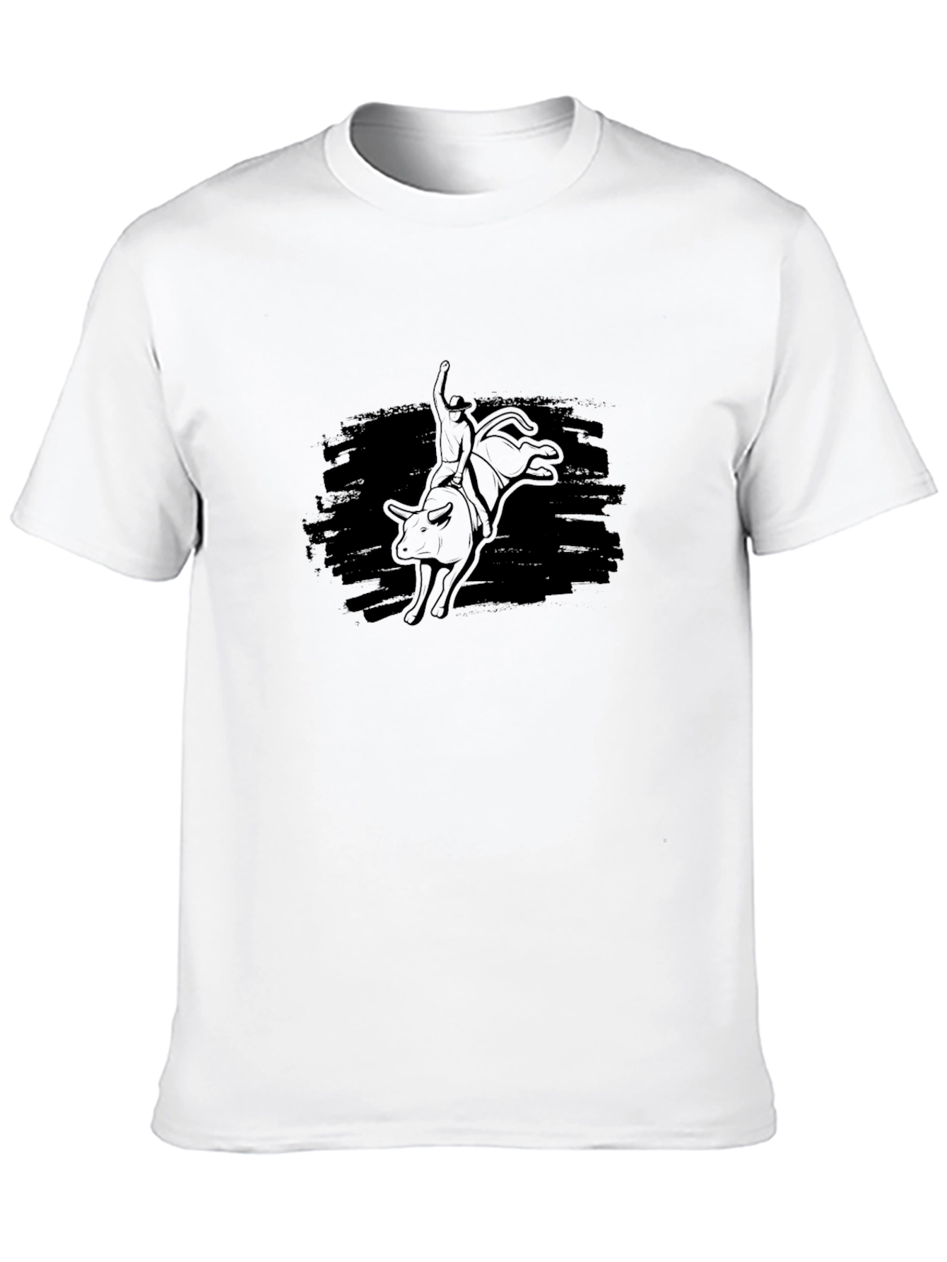 Black Bull Rider Graphic Tee