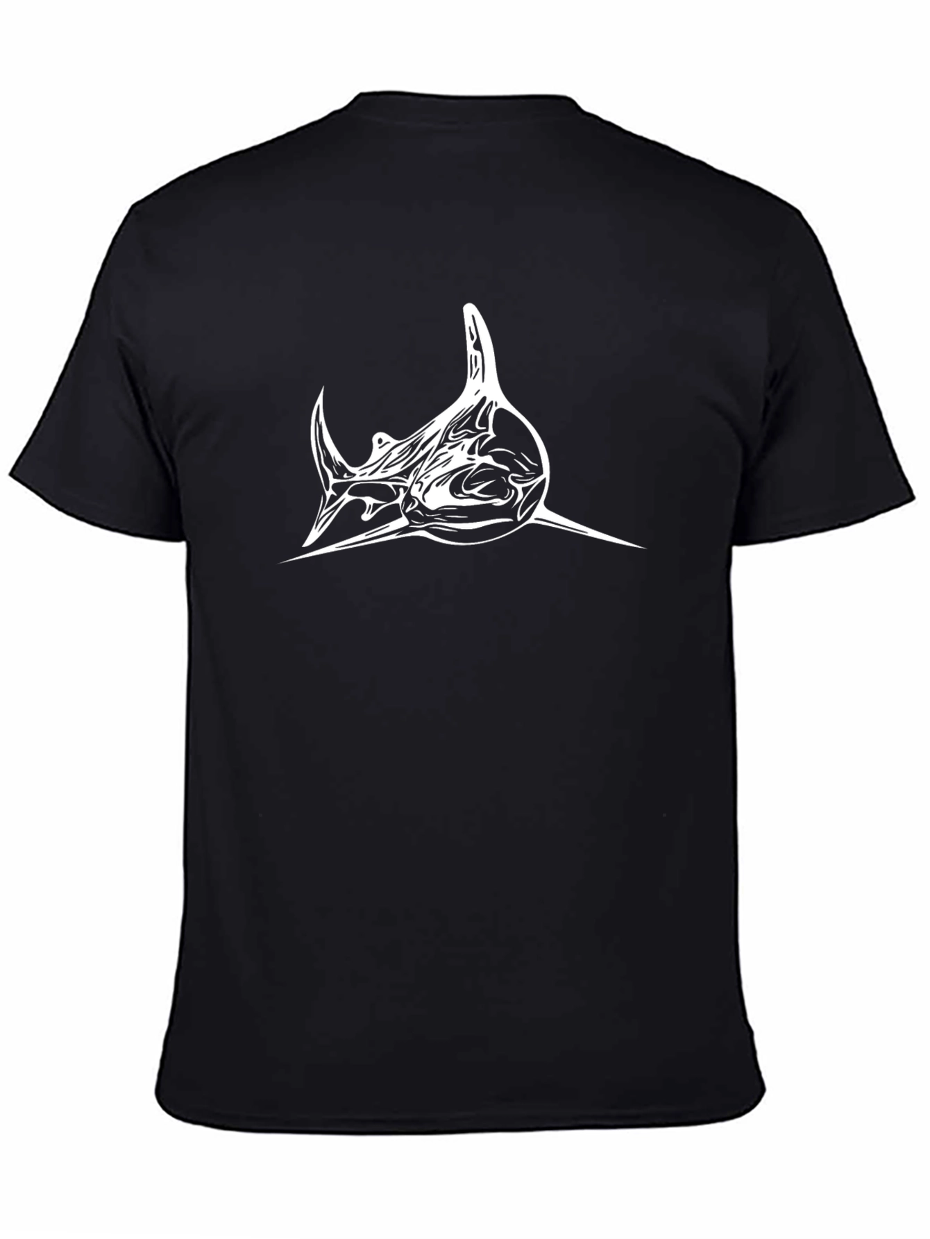 Cool Shark Graphic Black T-Shirt for Men