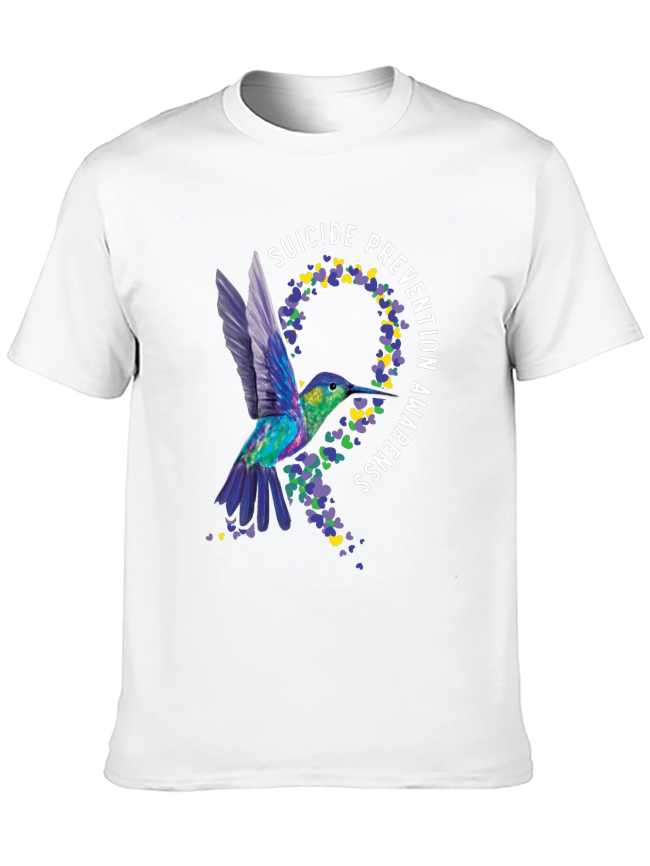 Suicide Prevention Hummingbird Graphic Tee