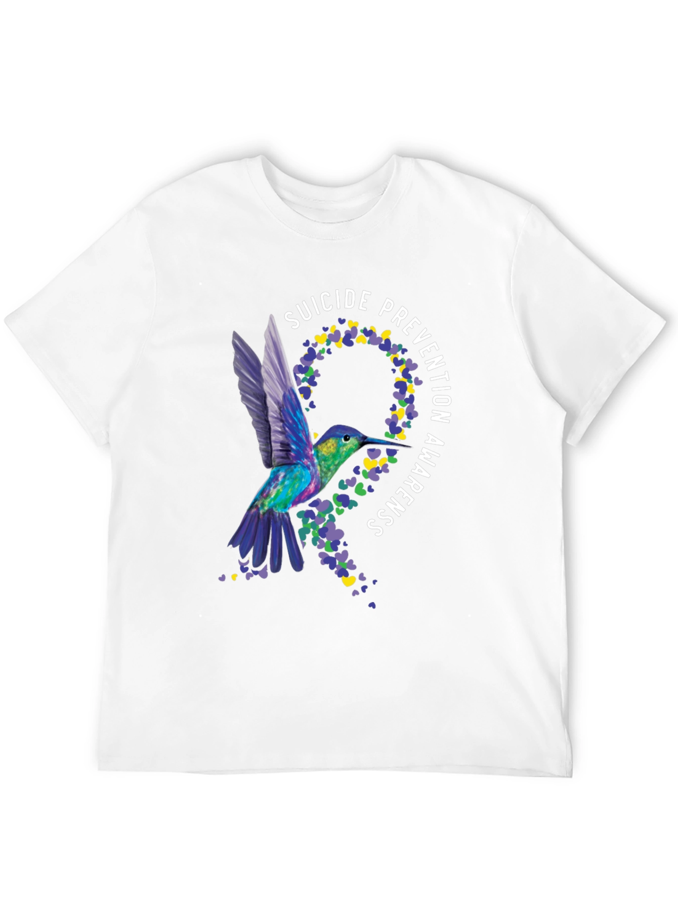 Suicide Prevention Hummingbird Graphic Tee