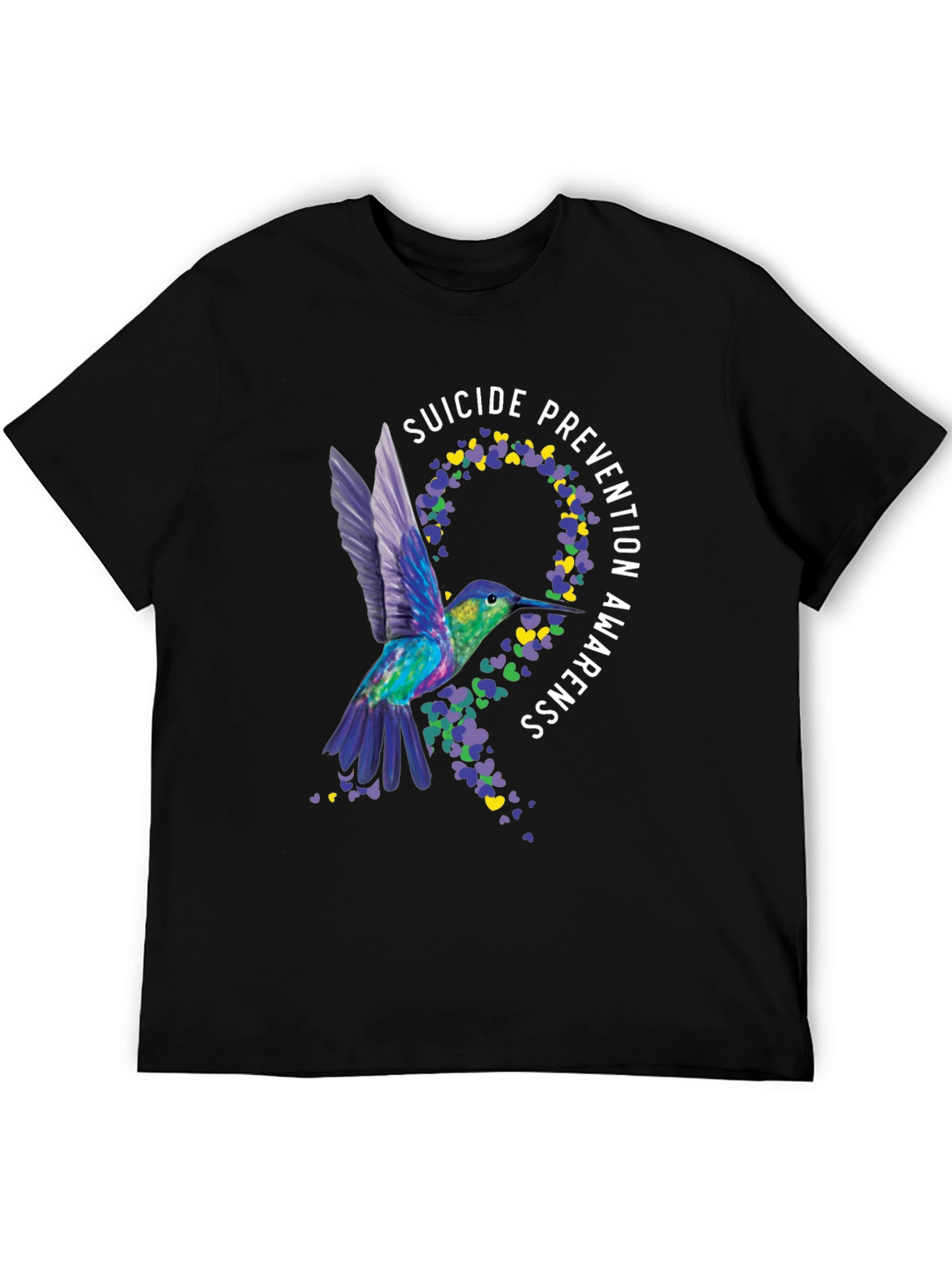 Suicide Prevention Hummingbird Graphic Tee