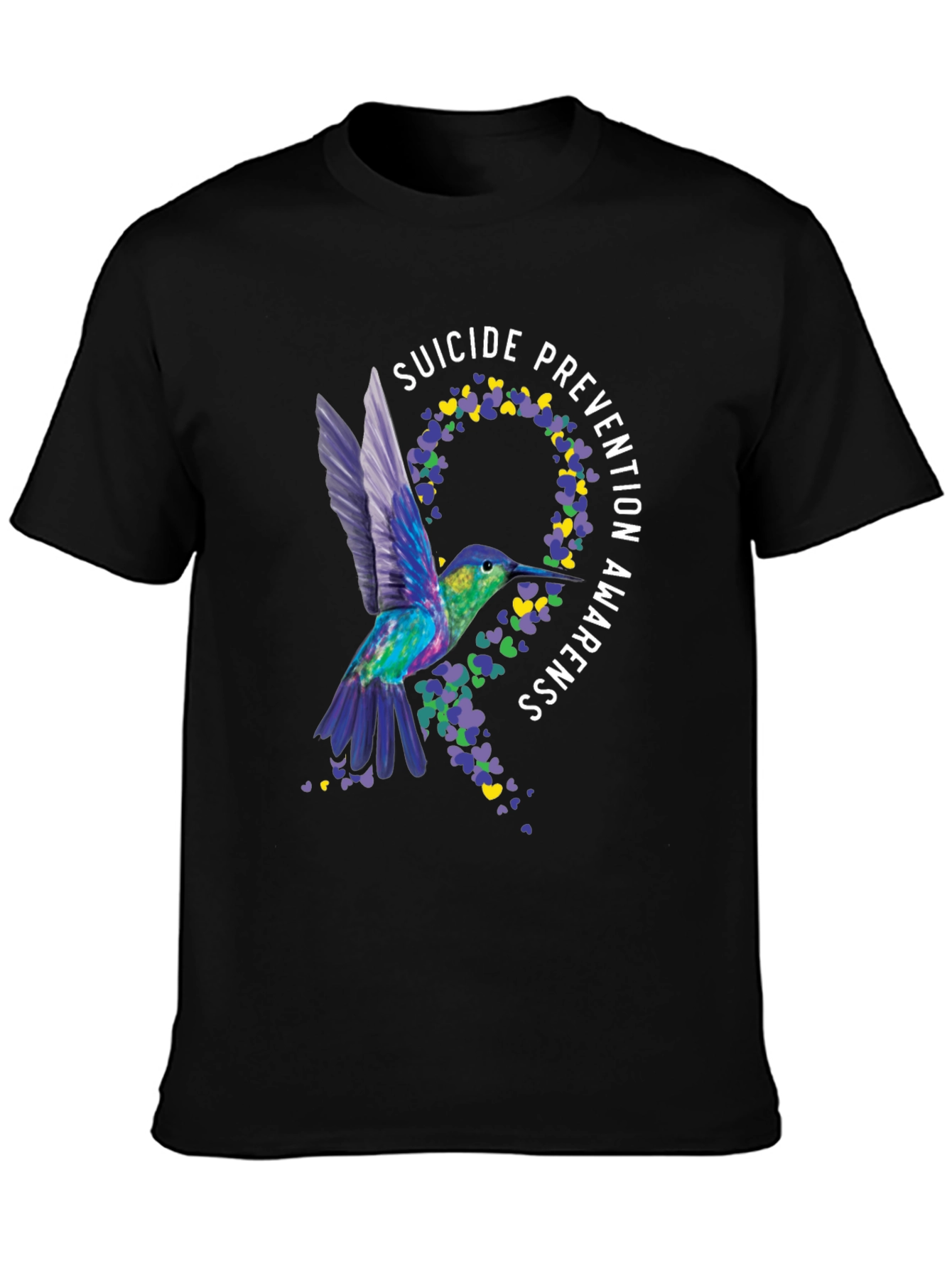 Suicide Prevention Hummingbird Graphic Tee