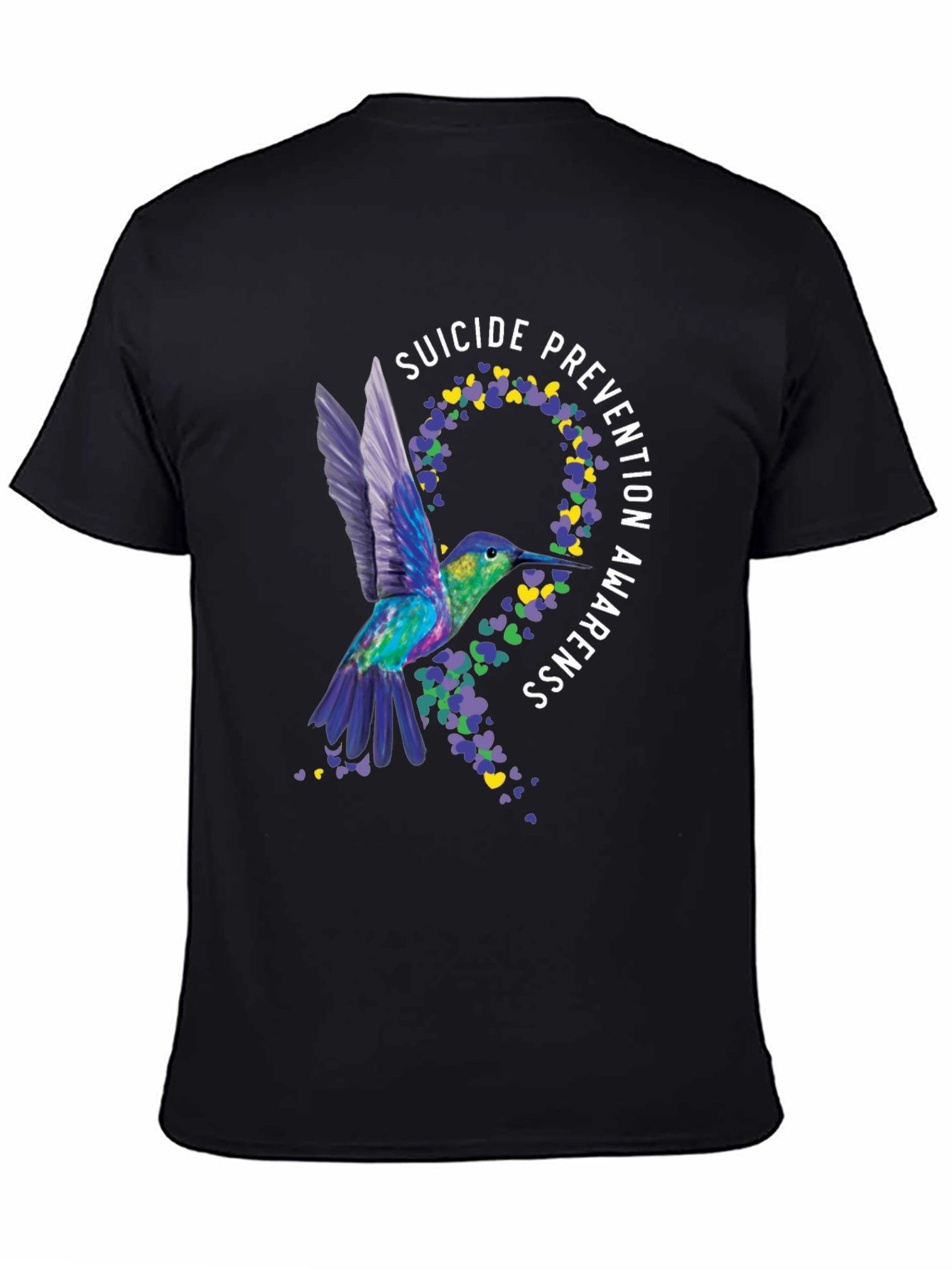 Suicide Prevention Hummingbird Graphic Tee