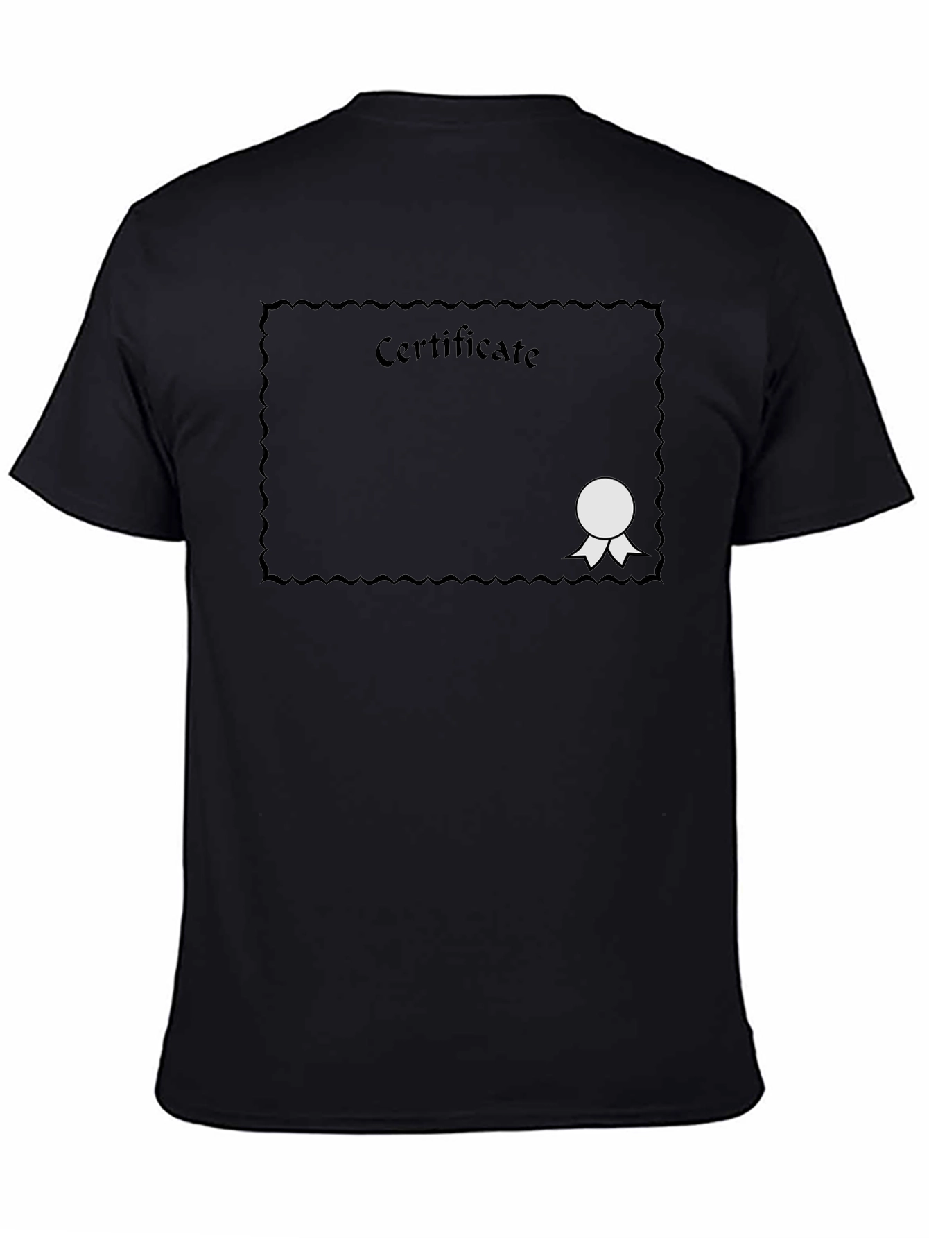 Certificate Black Graphic Tee