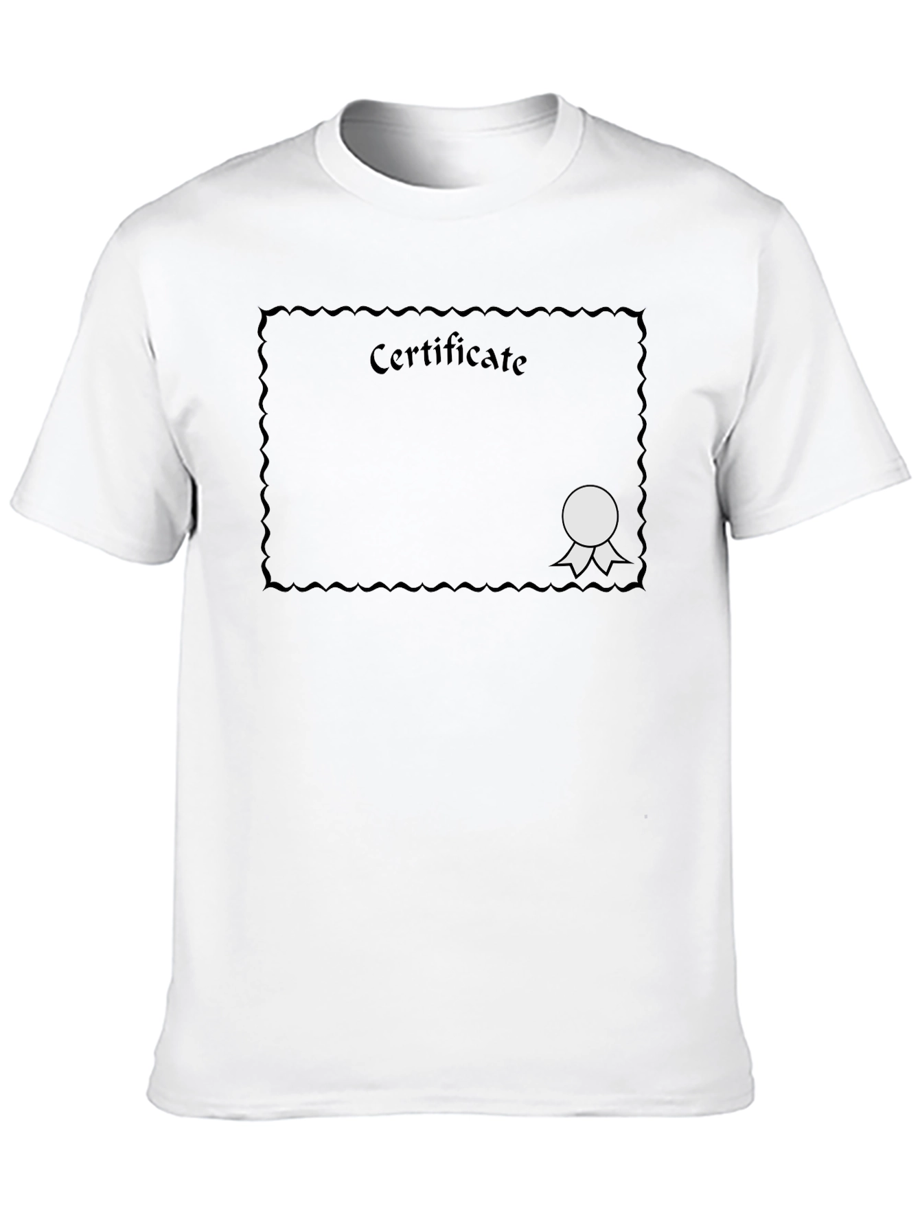 Certificate Black Graphic Tee