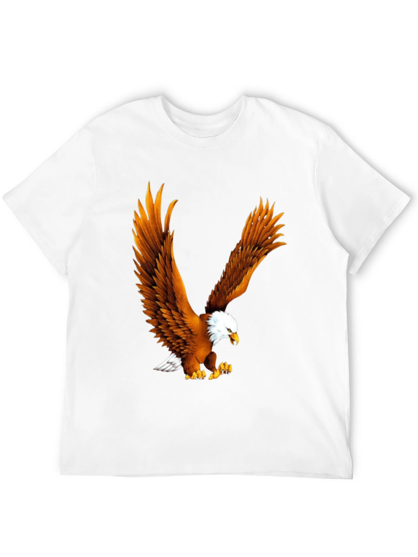 Eagle Print Black T-Shirt