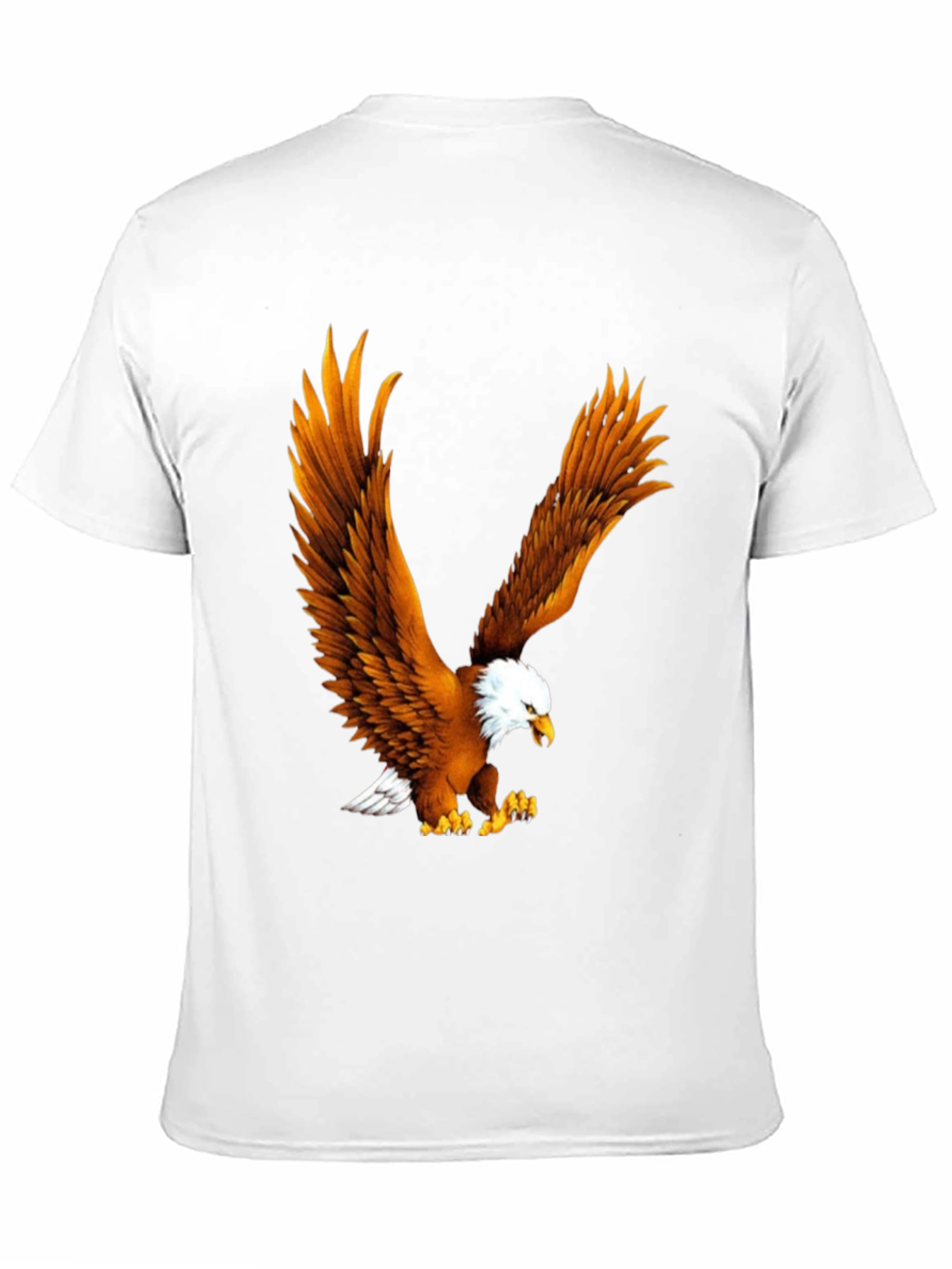 Eagle Print Black T-Shirt