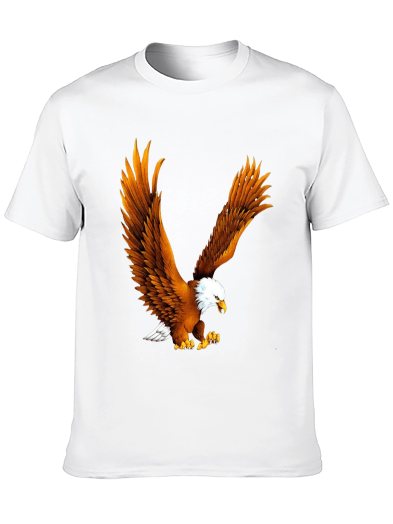 Eagle Print Black T-Shirt