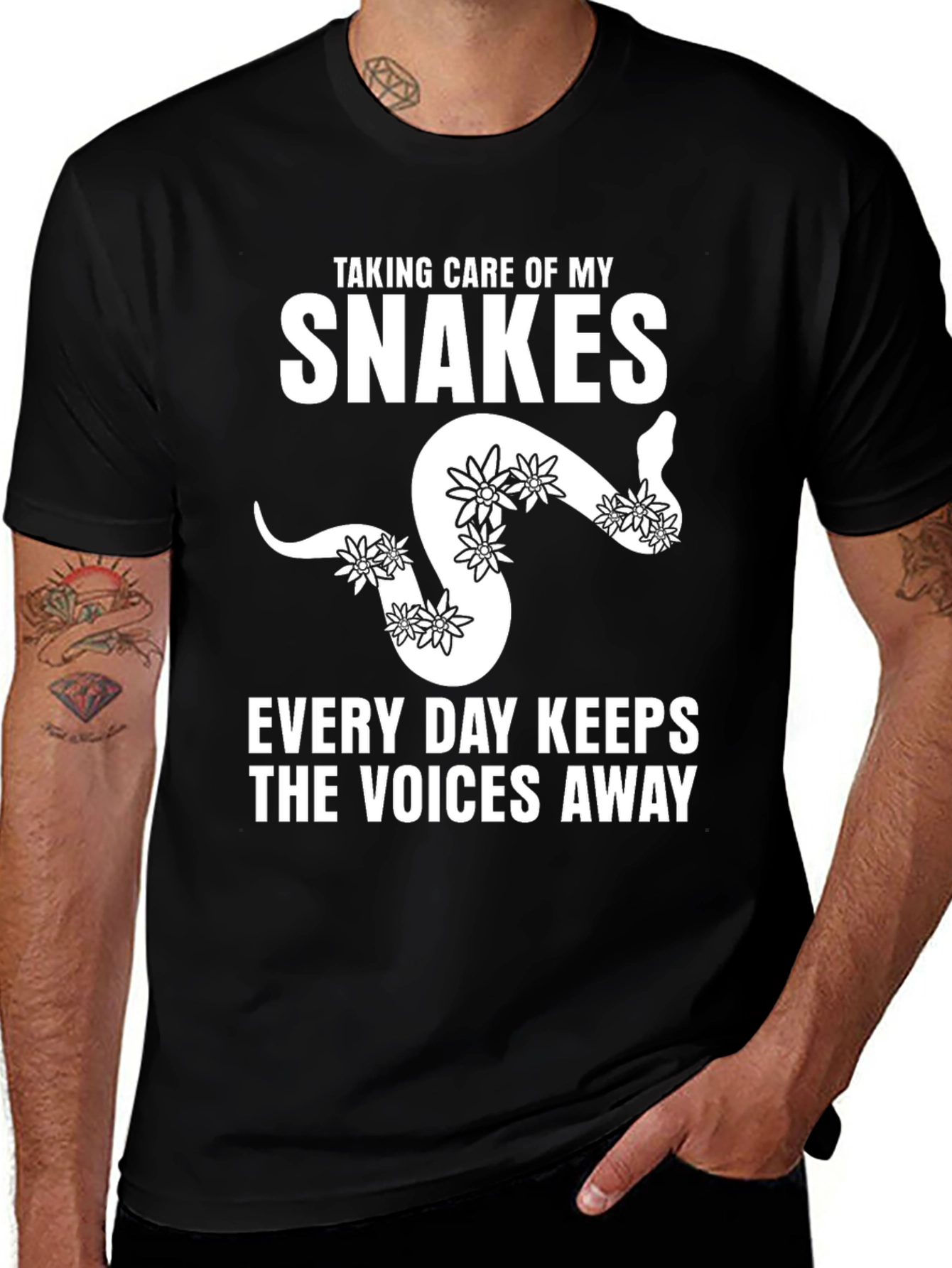 Snakes Keep Voices Away T-Shirt