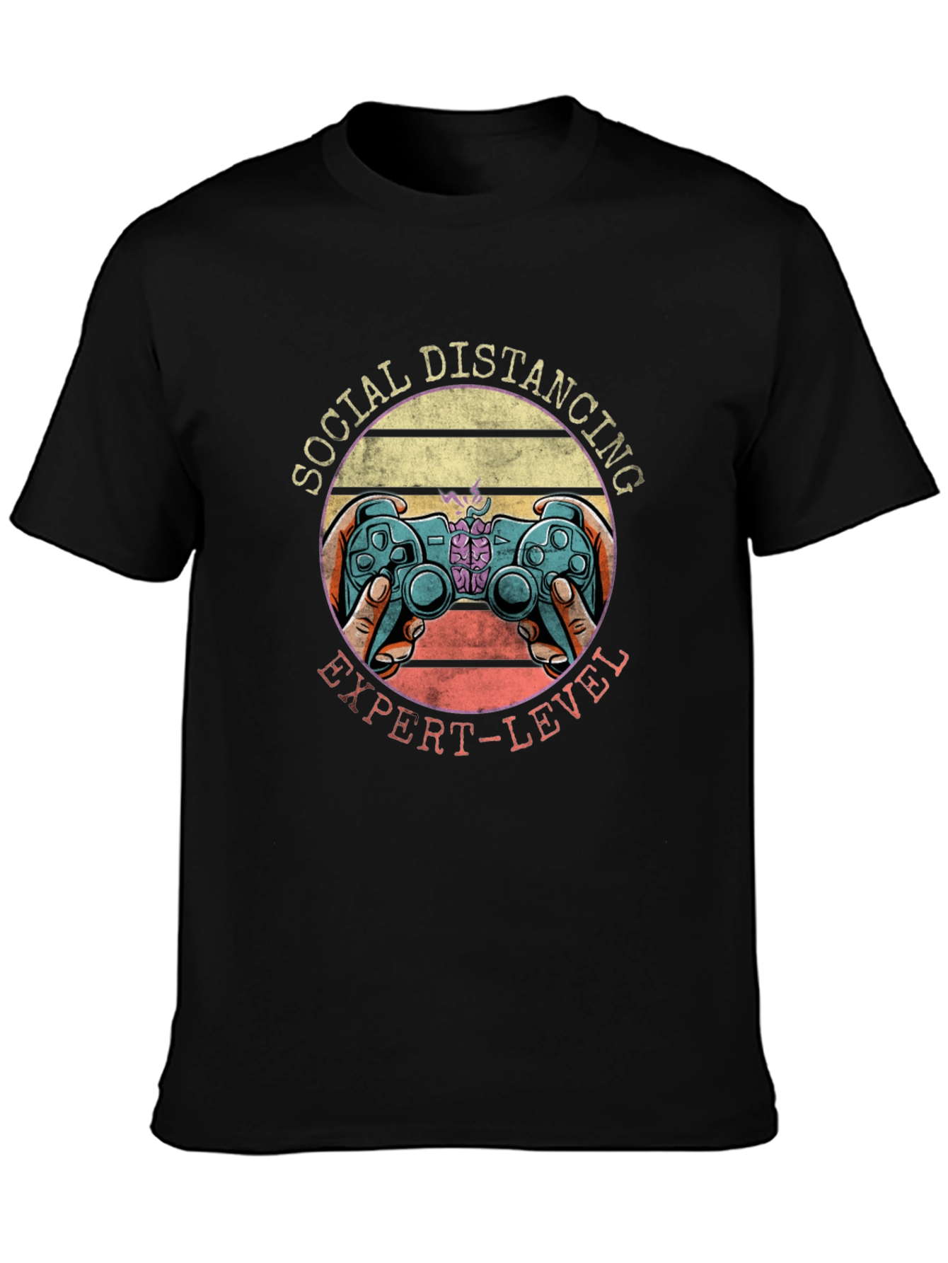 Social Distancing Expert Gamer T-Shirt
