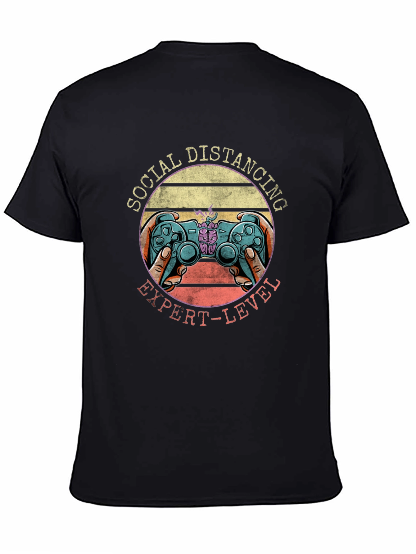 Social Distancing Expert Gamer T-Shirt