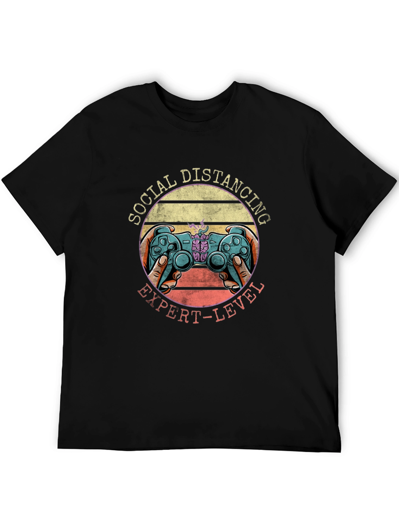 Social Distancing Expert Gamer T-Shirt