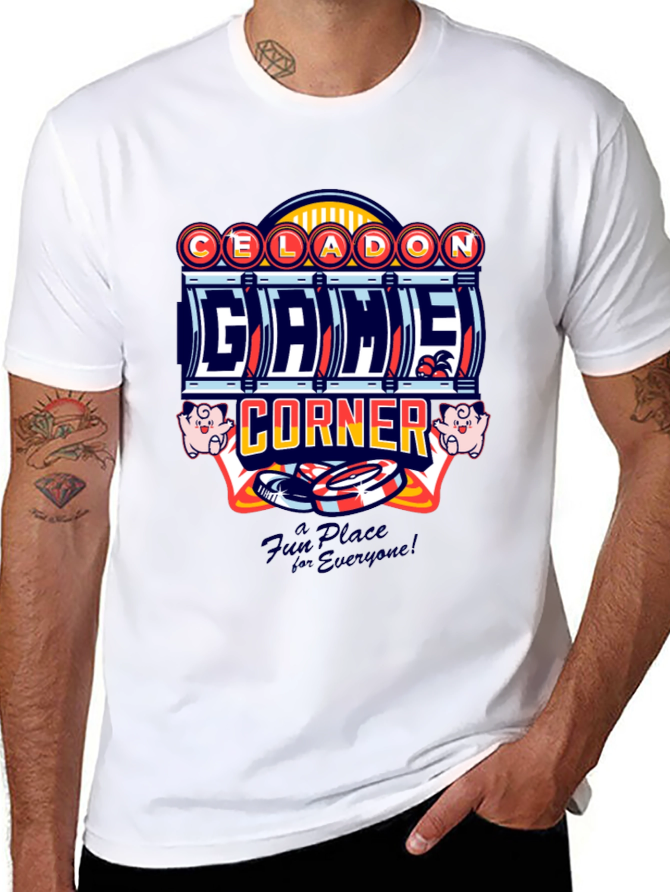 Celadon Game Corner Graphic Tee