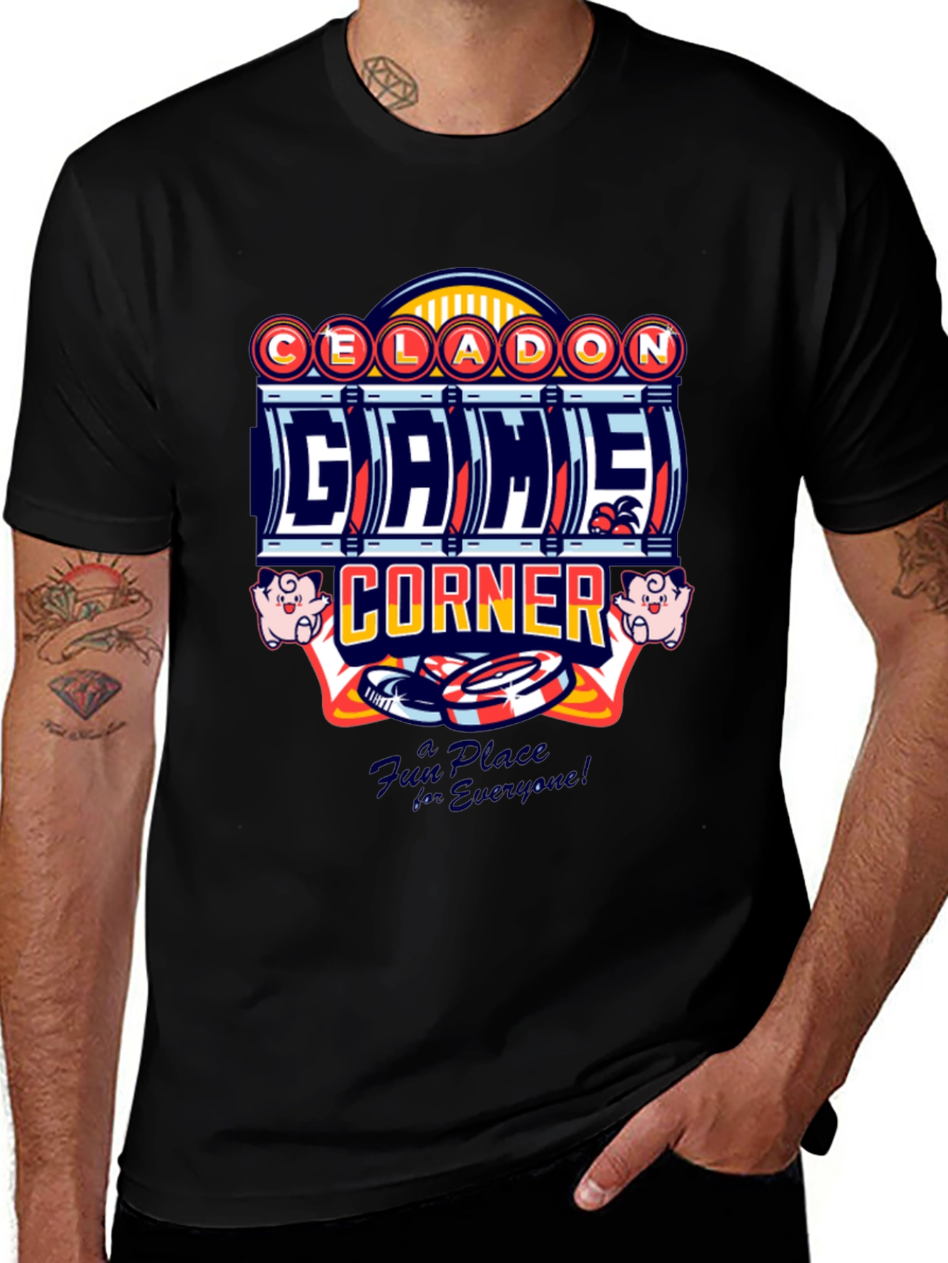 Celadon Game Corner Graphic Tee