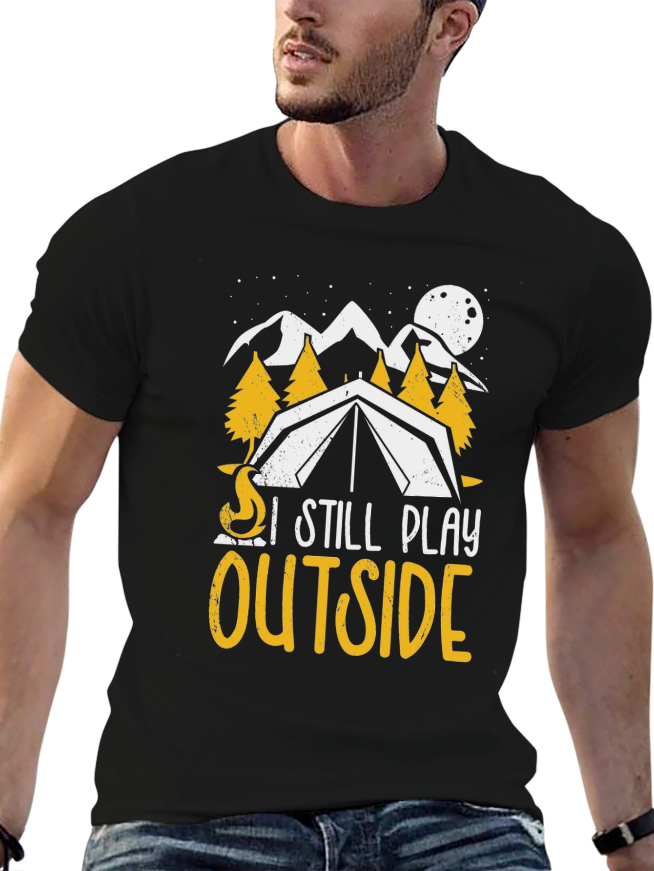 I Still Play Outside Camping T-Shirt