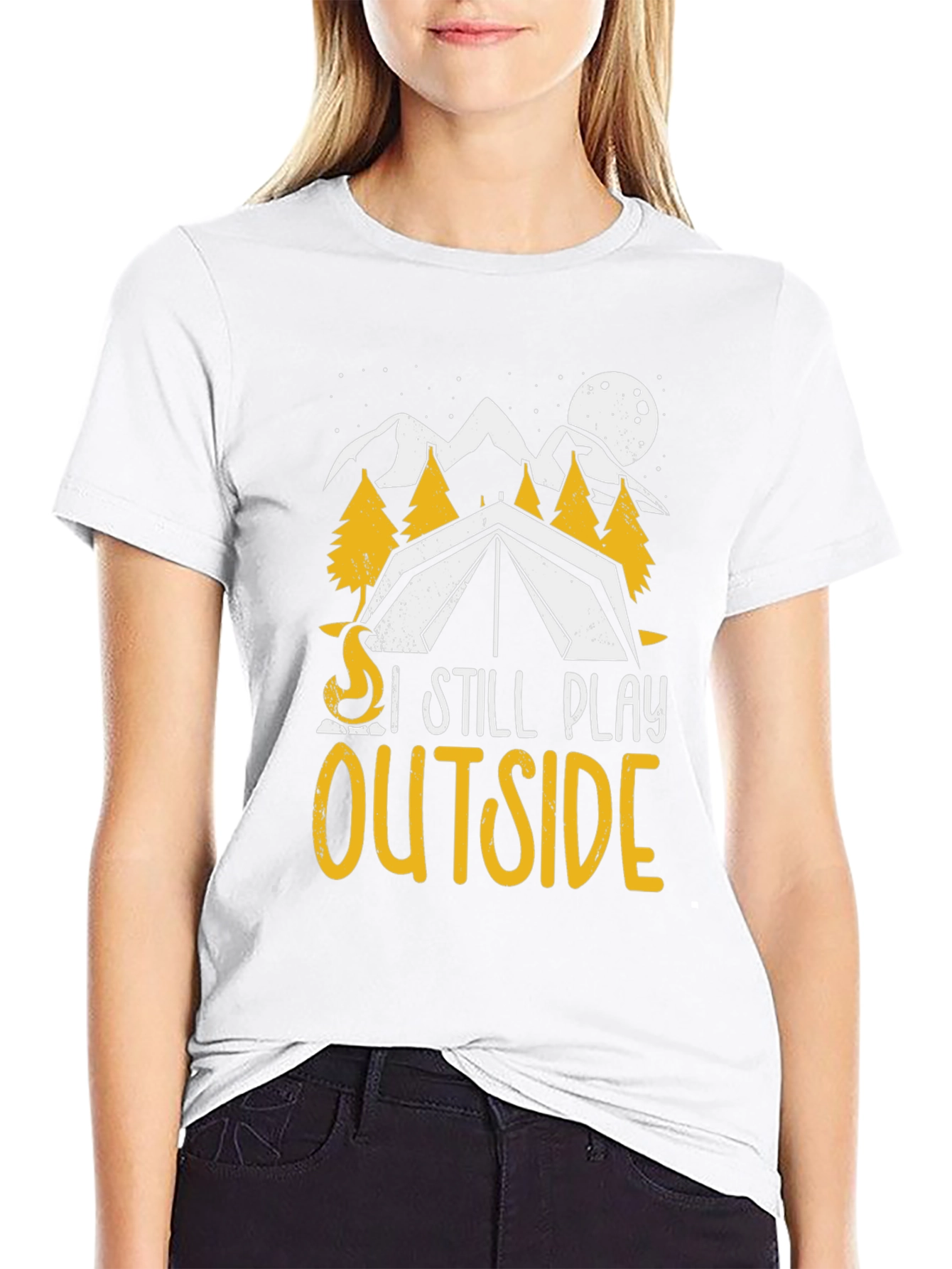 I Still Play Outside Camping T-Shirt