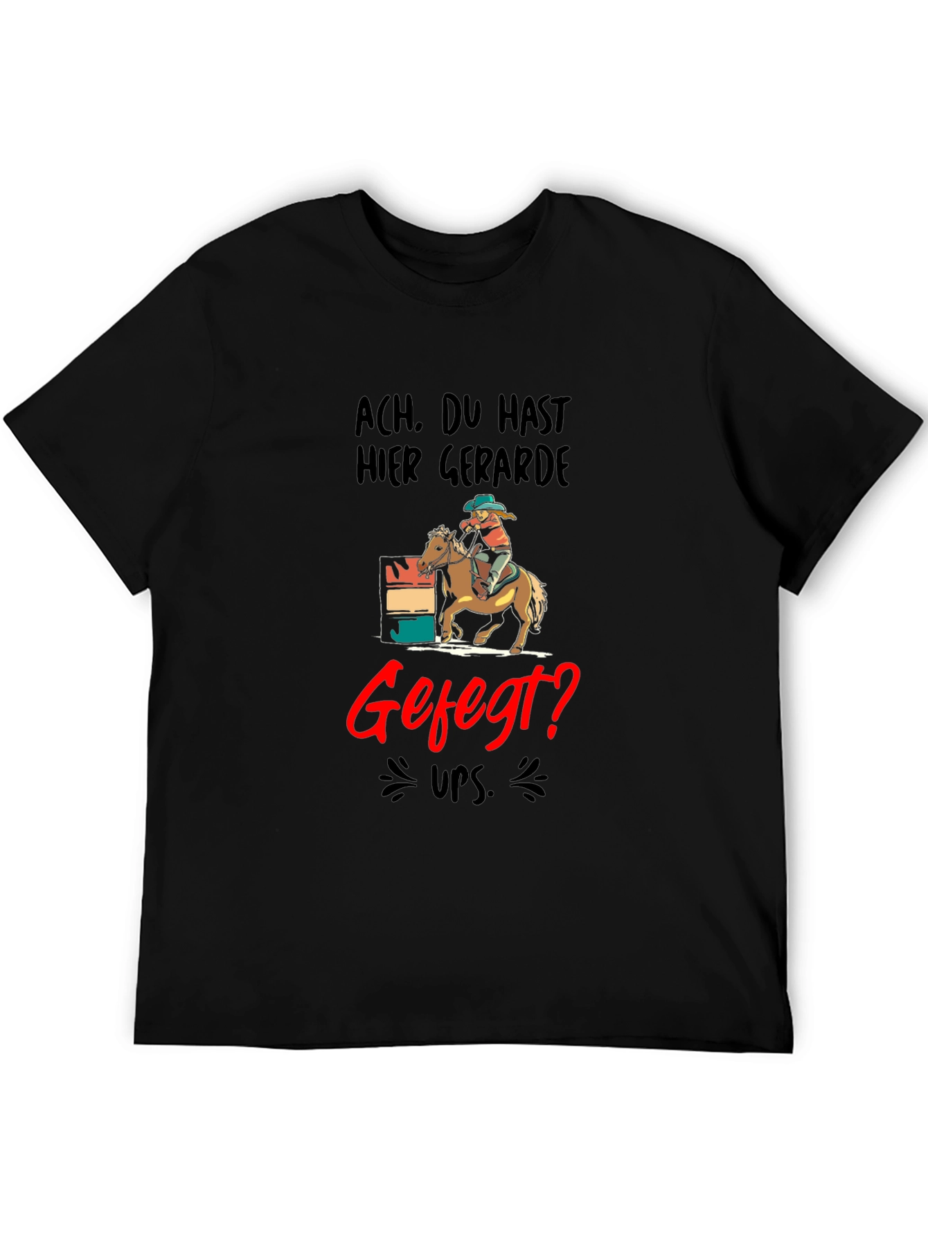 Humorous Horse Riding T-Shirt - German Text