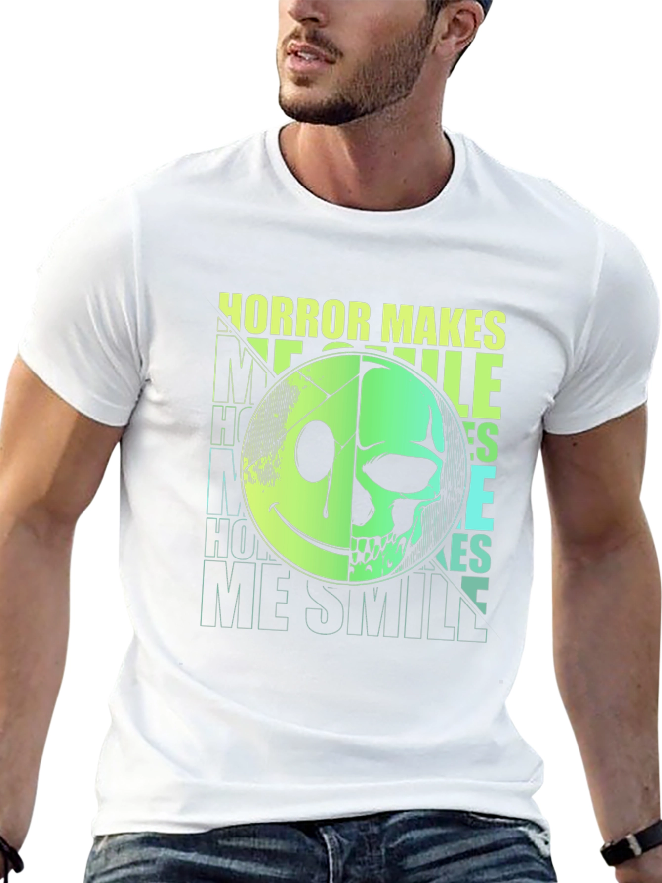 Horror Makes Me Smile Graphic Tee