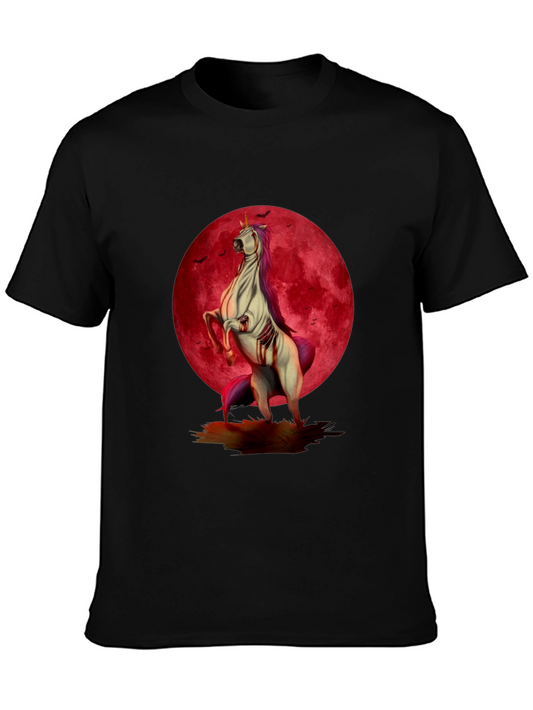 Zombie Unicorn Moon Graphic Tee